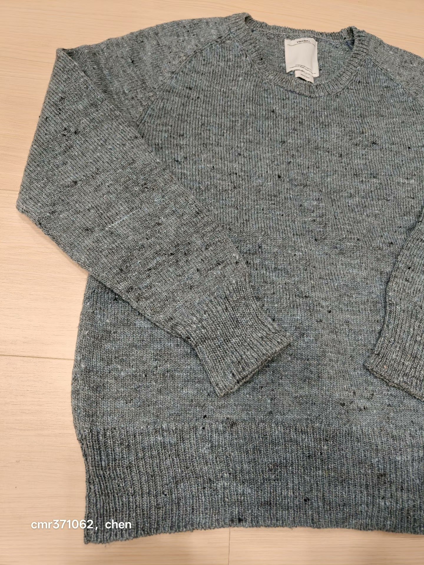 visvim 17AW COLLEGE KNIT L/S — detail