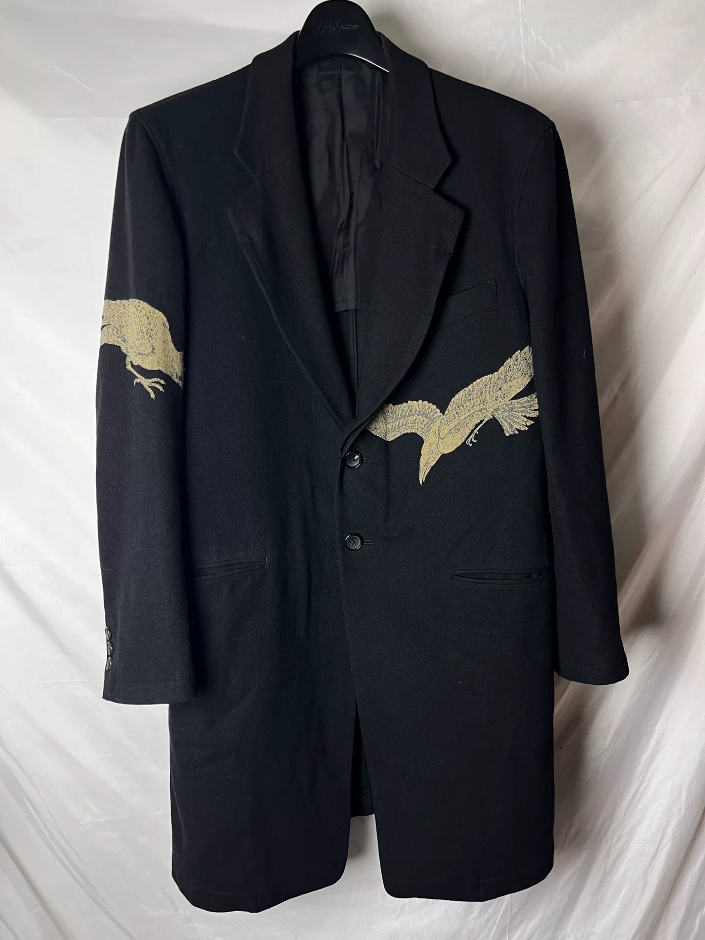 Yohji Yamamoto Crow Pattern Coat