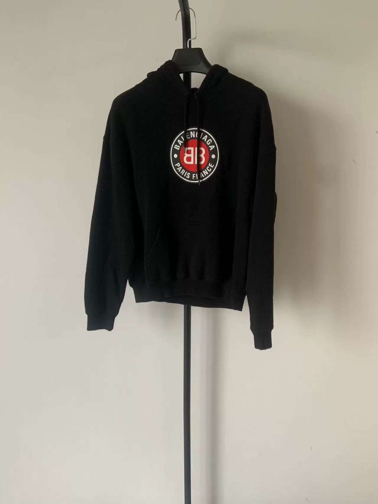 Balenciaga BB Logo Black Hoodie