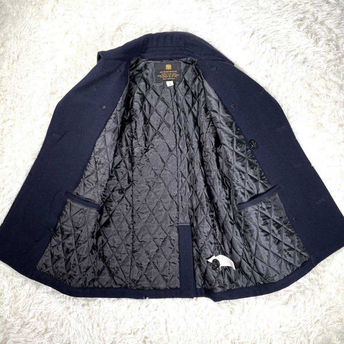 NEIGHBORHOOD Wool Blend Coat — detail
