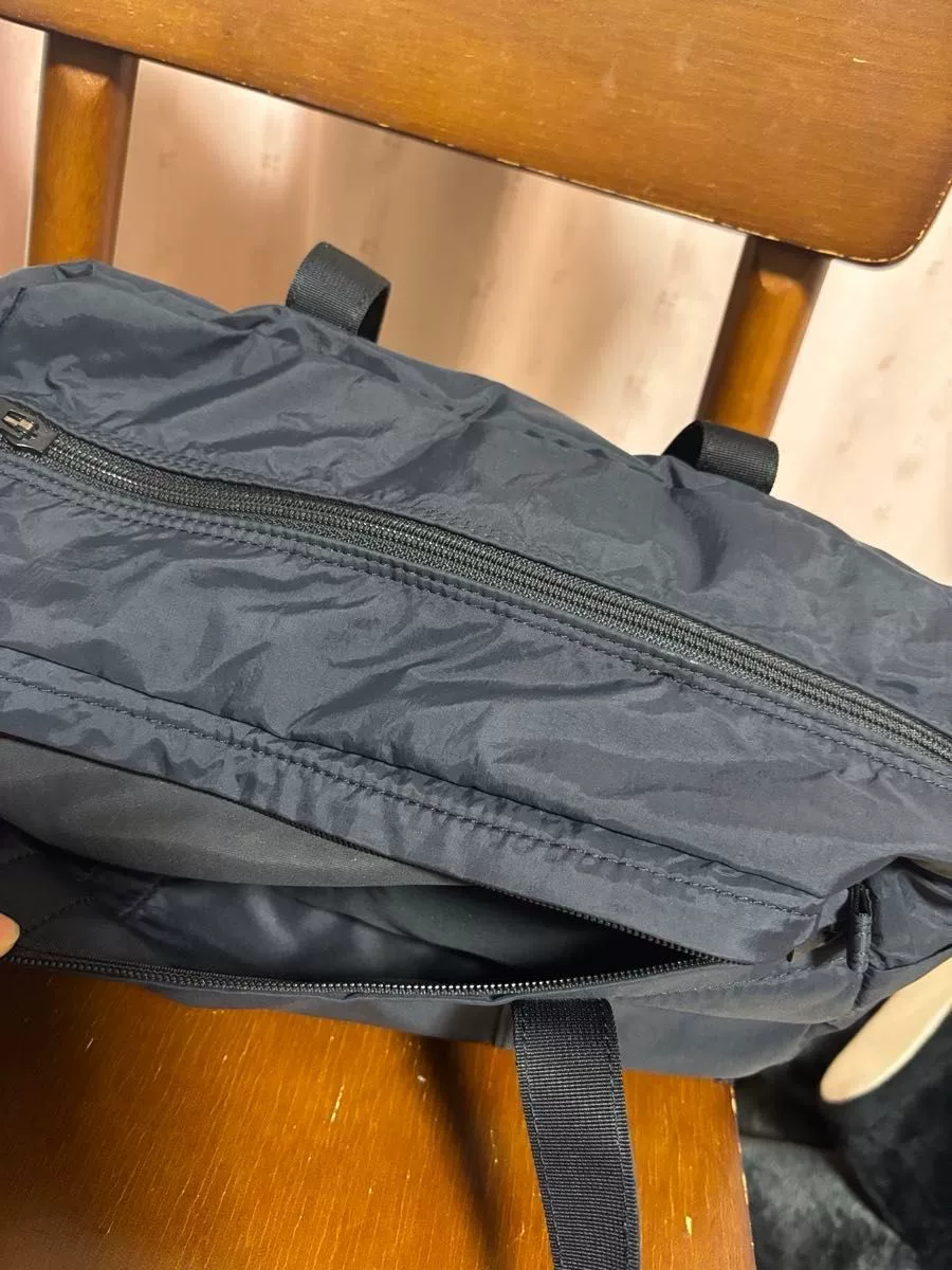 Porter Black Mini Boston Bag — back