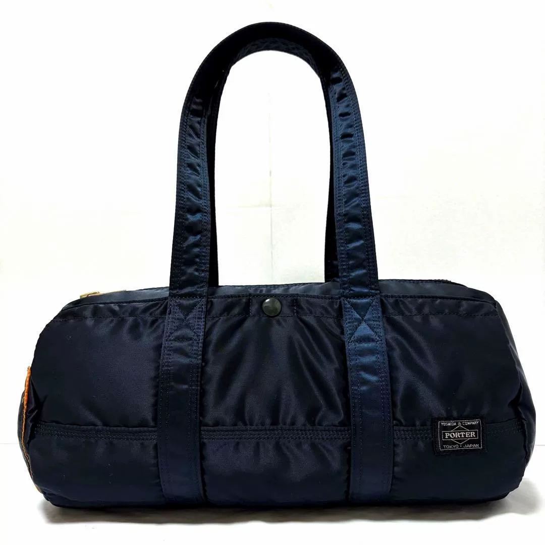 Porter Tanker Steel Blue Mini Boston Bag — front