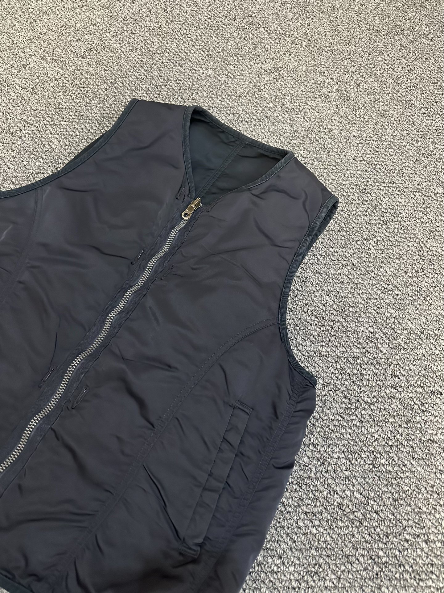 visvim iris reversible nylon vest — front