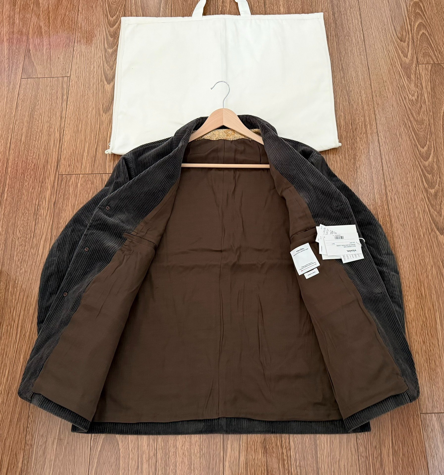 VISVIM 25AW Bowen Corduroy Blazer — front