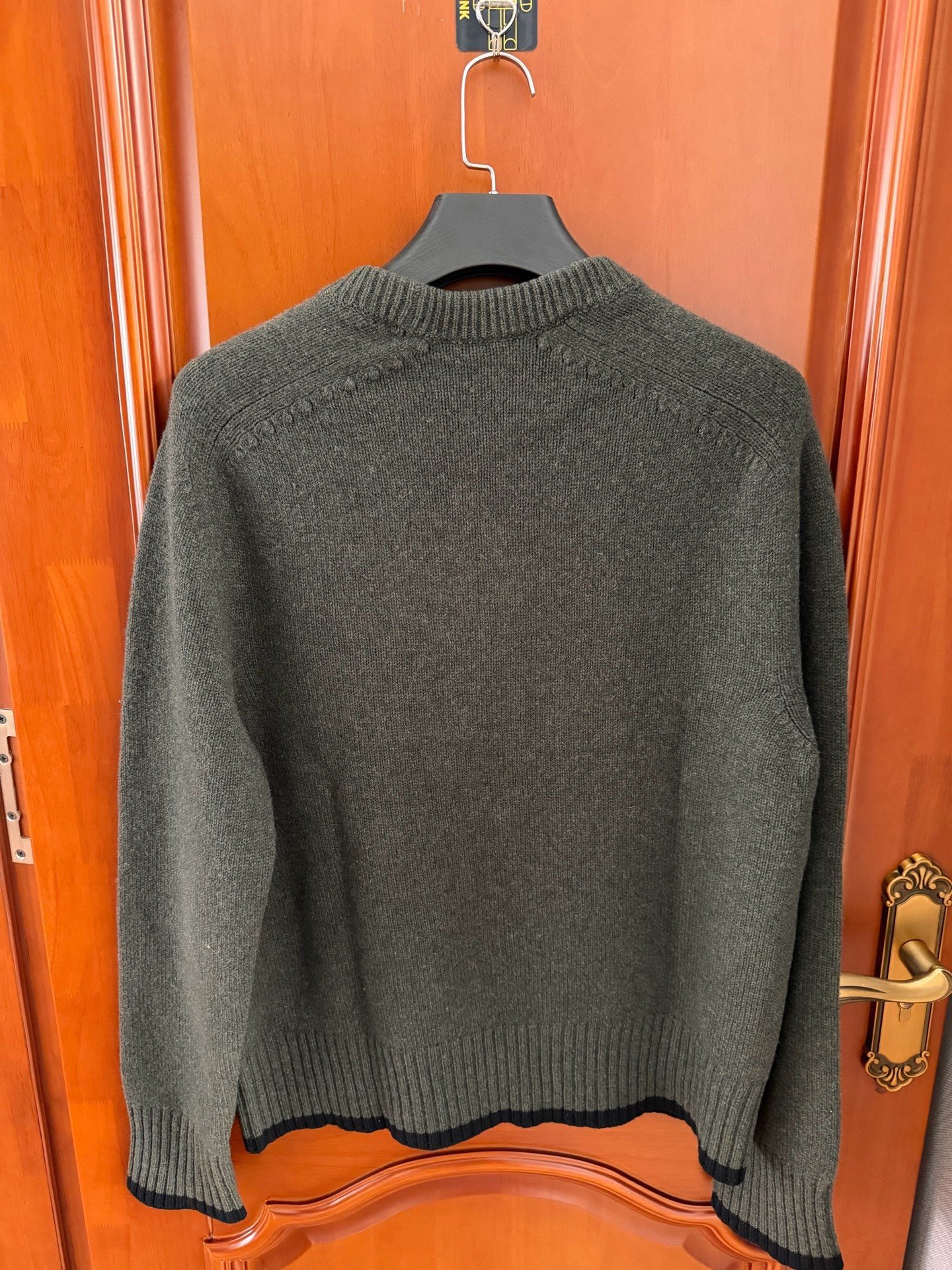 Dior Atelier Olive Green Wool Sweater — front