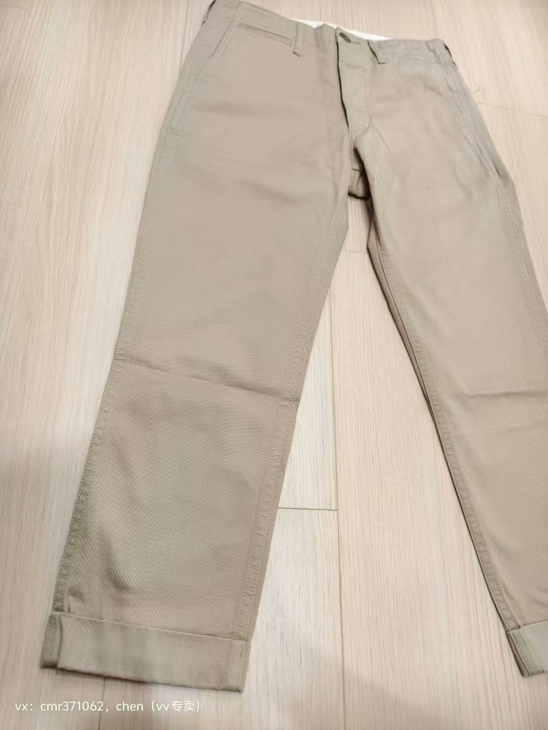 VISVIM 17SS HIGH WATER CHINO — front