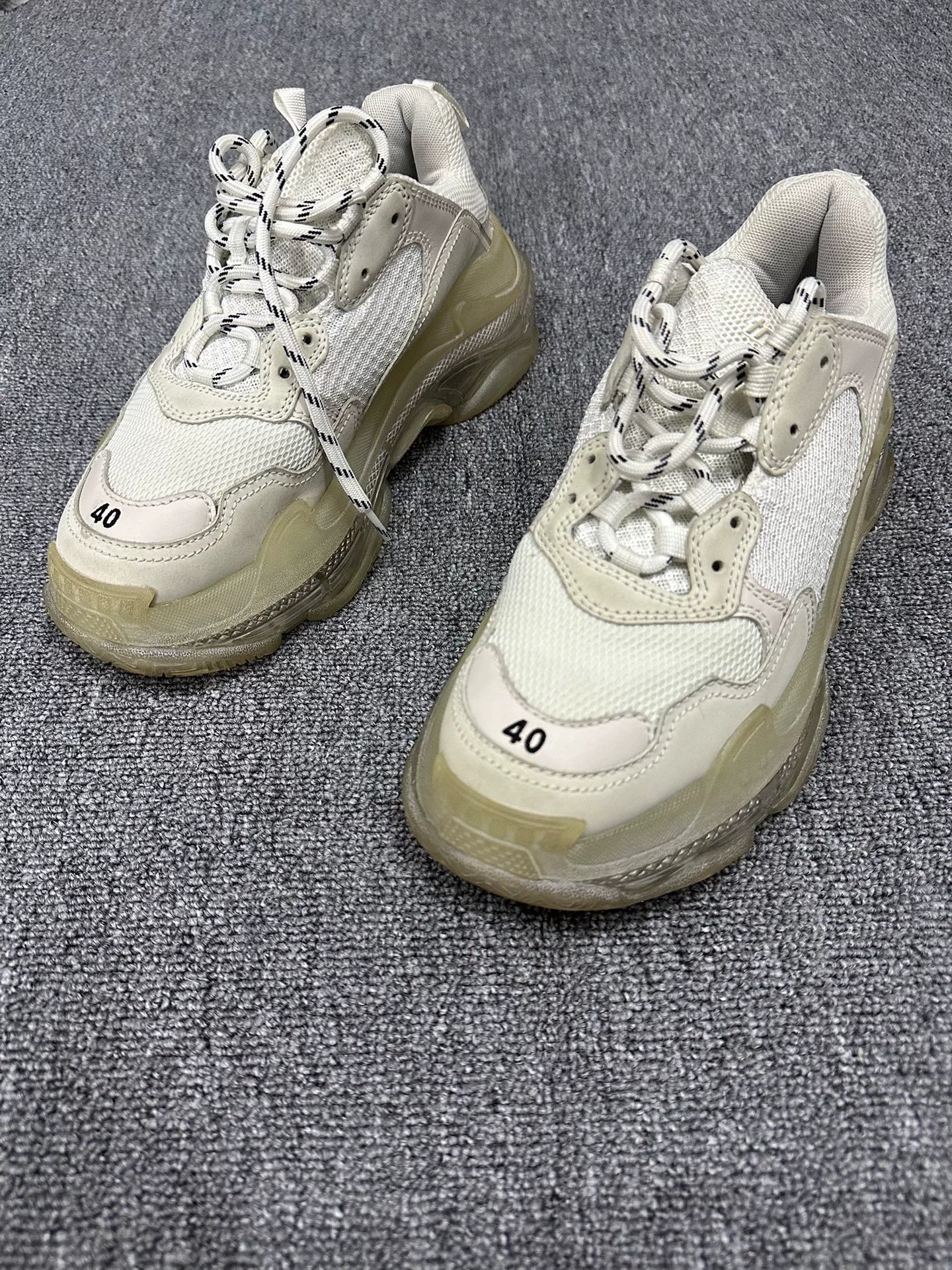 Balenciaga Triple S Dad Shoes — front