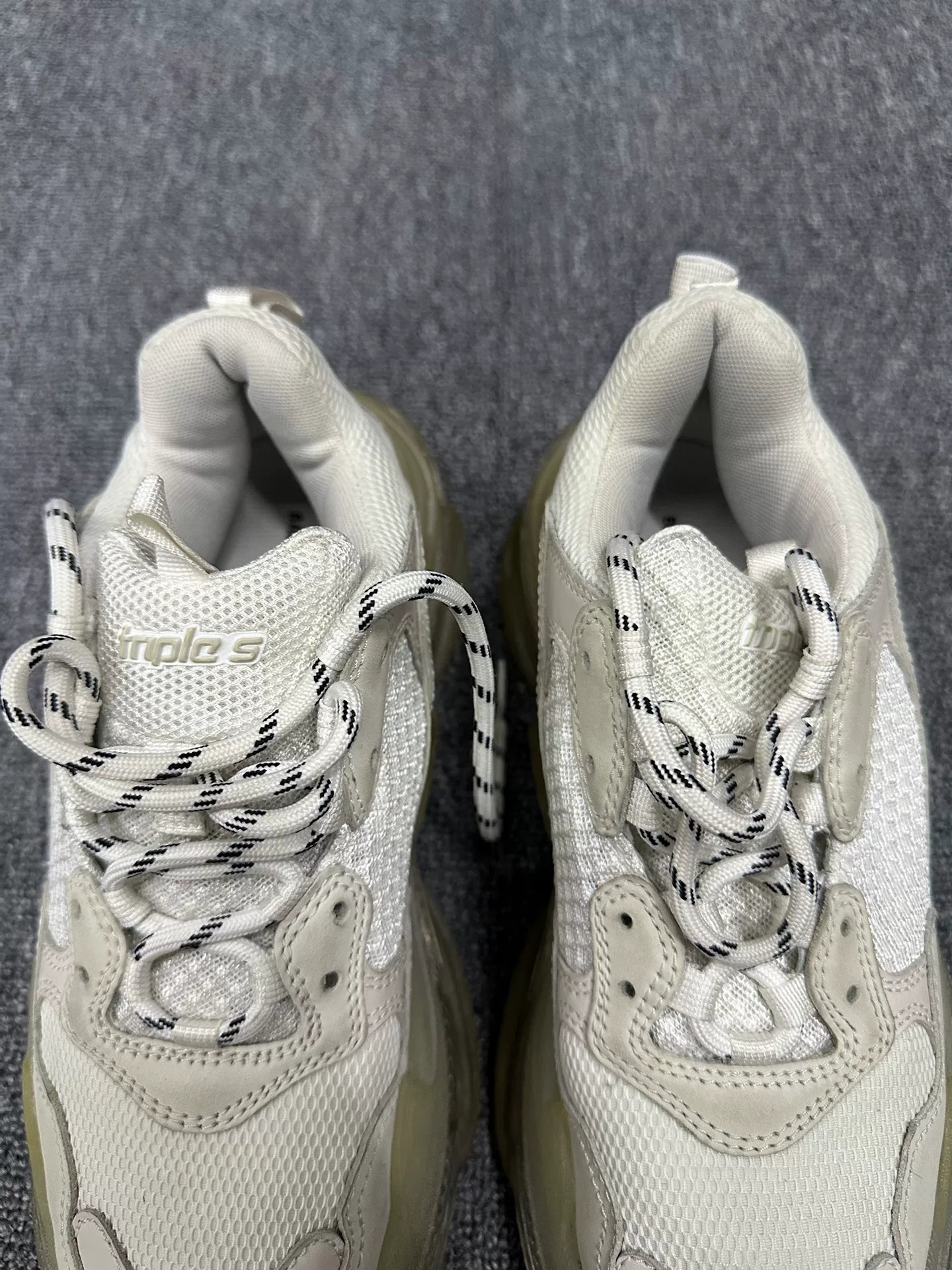 Balenciaga Triple S Dad Shoes — back
