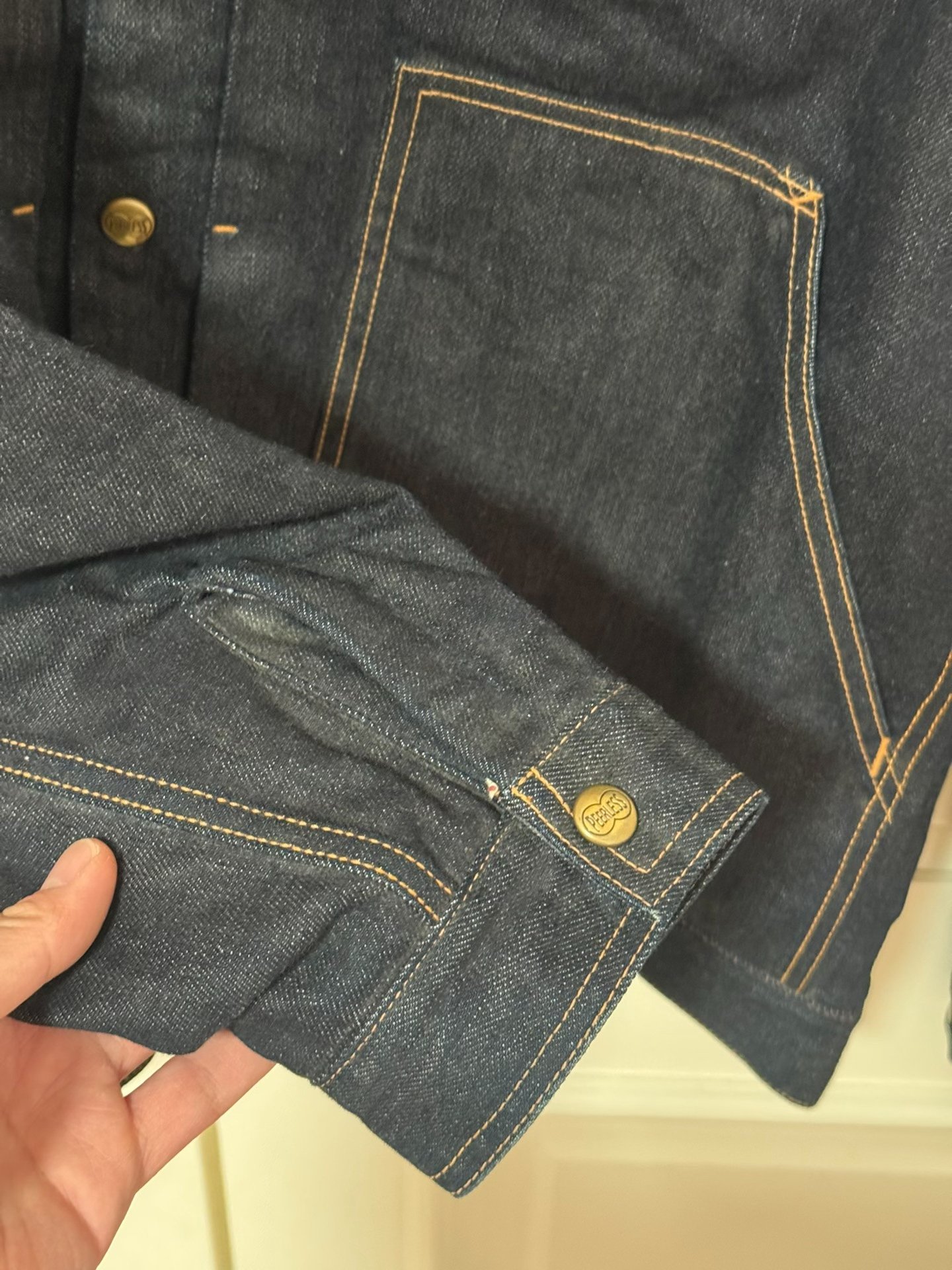 VISVIM 23AW WAYSEE MUD Denim Jacket — detail