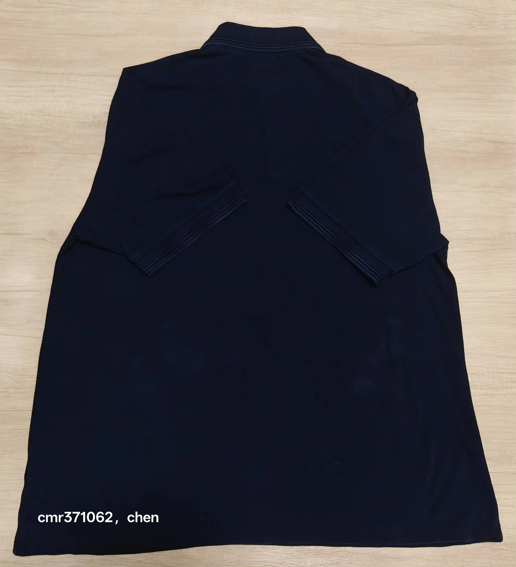 VISVIM 20 ICT Indigo Dye Jumbo Weller Polo — label