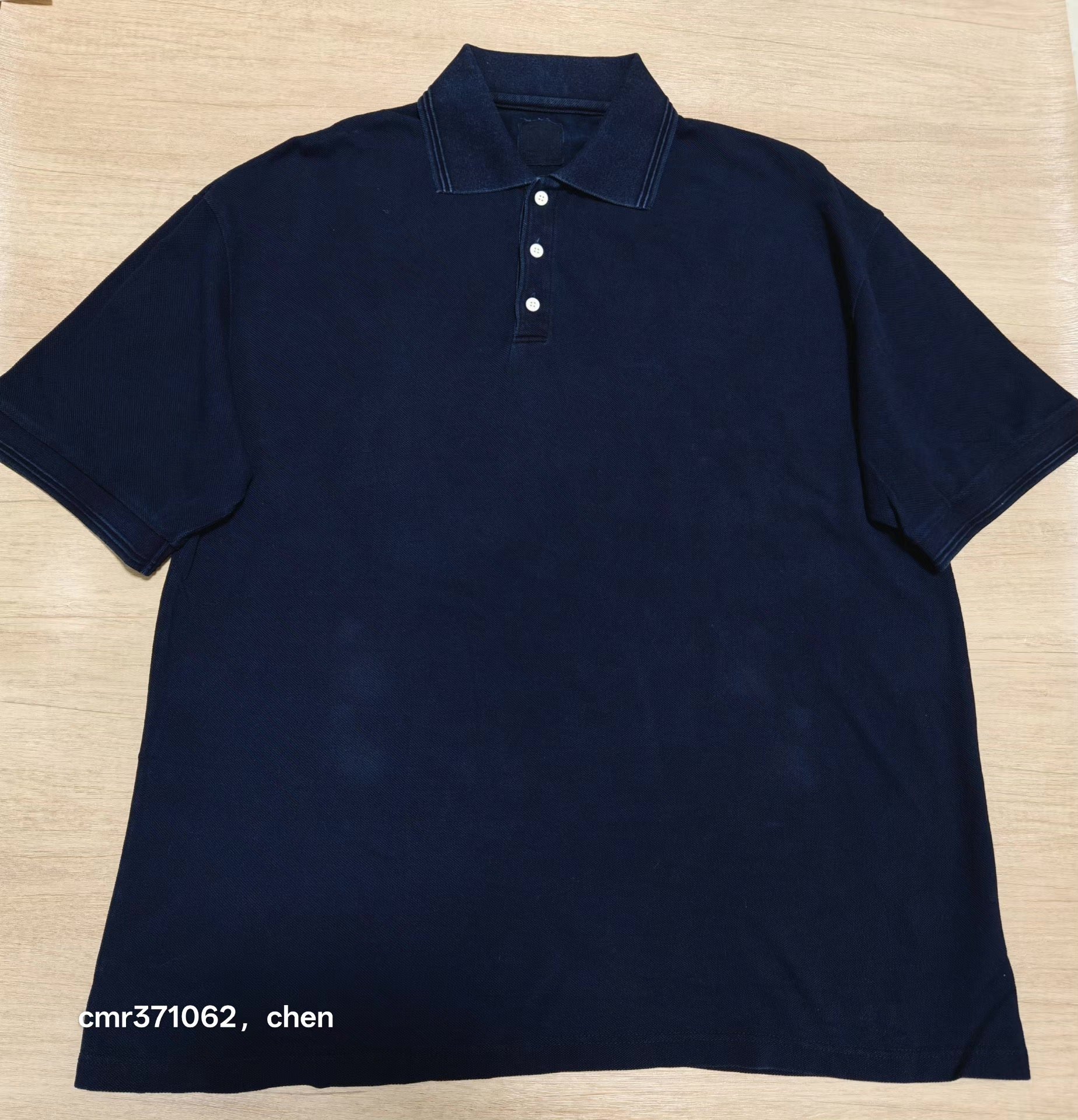 VISVIM 20 ICT Indigo Dye Jumbo Weller Polo