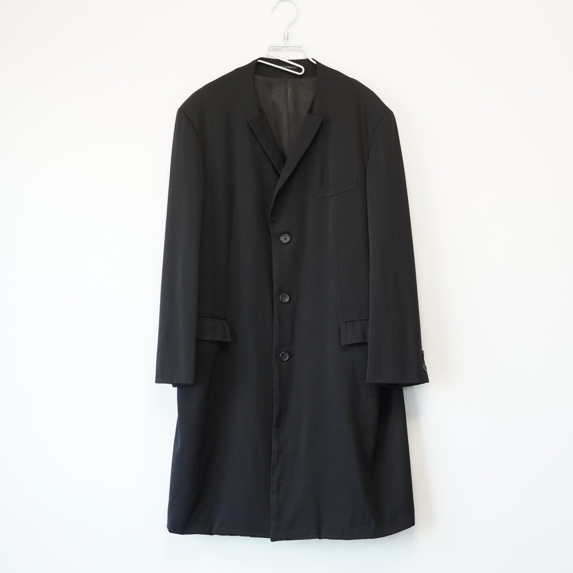 Yohji Yamamoto 96AW Half-Collar Wool Coat