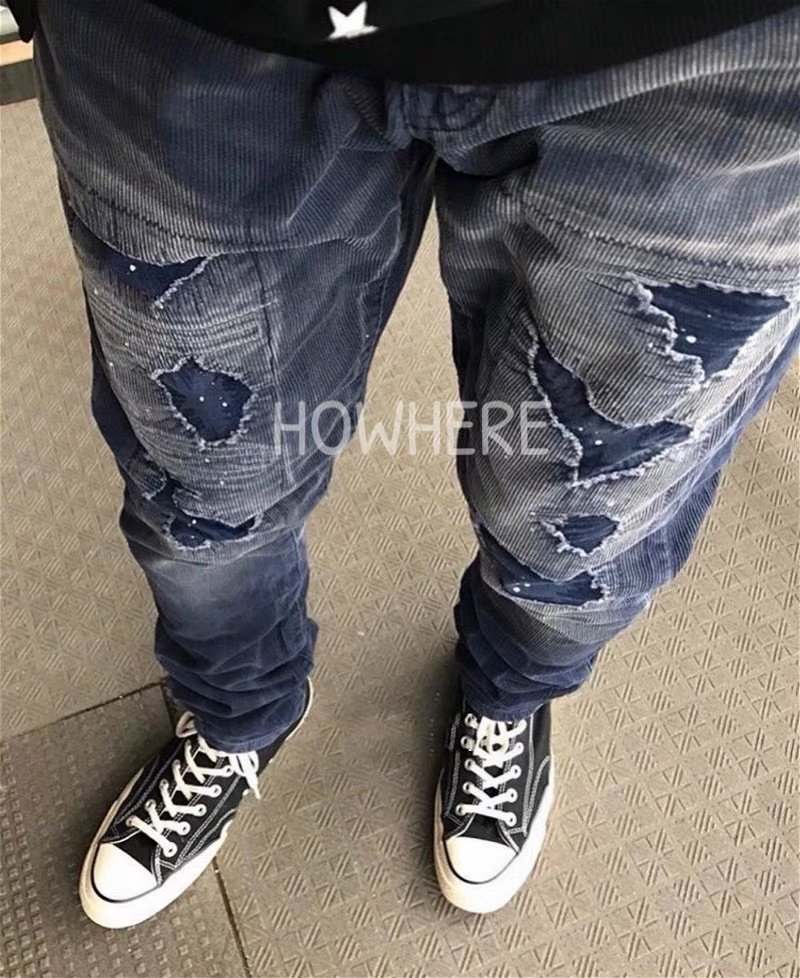 Vanquish & Fragment Washed Corduroy Pants — detail