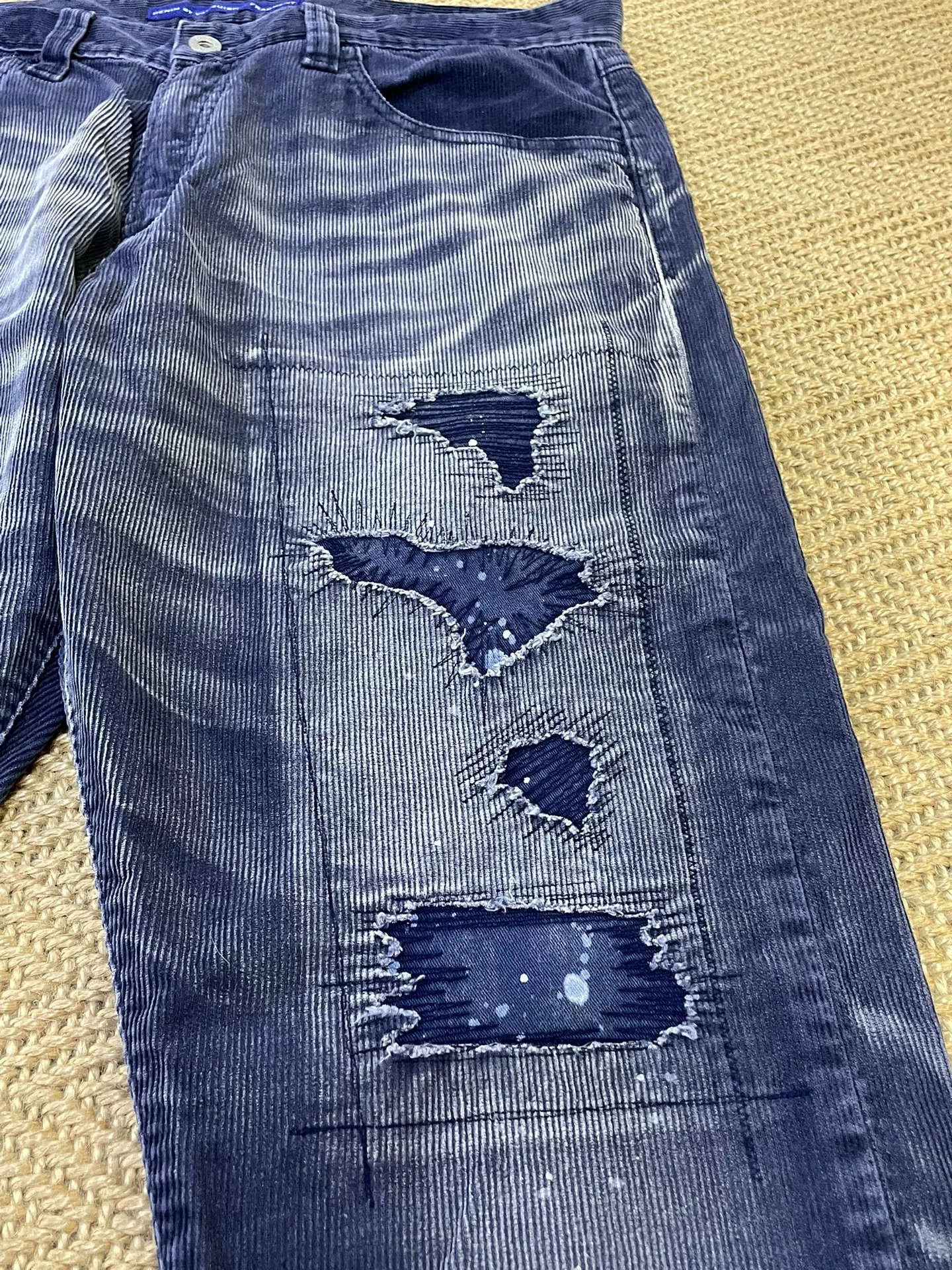 Vanquish & Fragment Washed Corduroy Pants — back