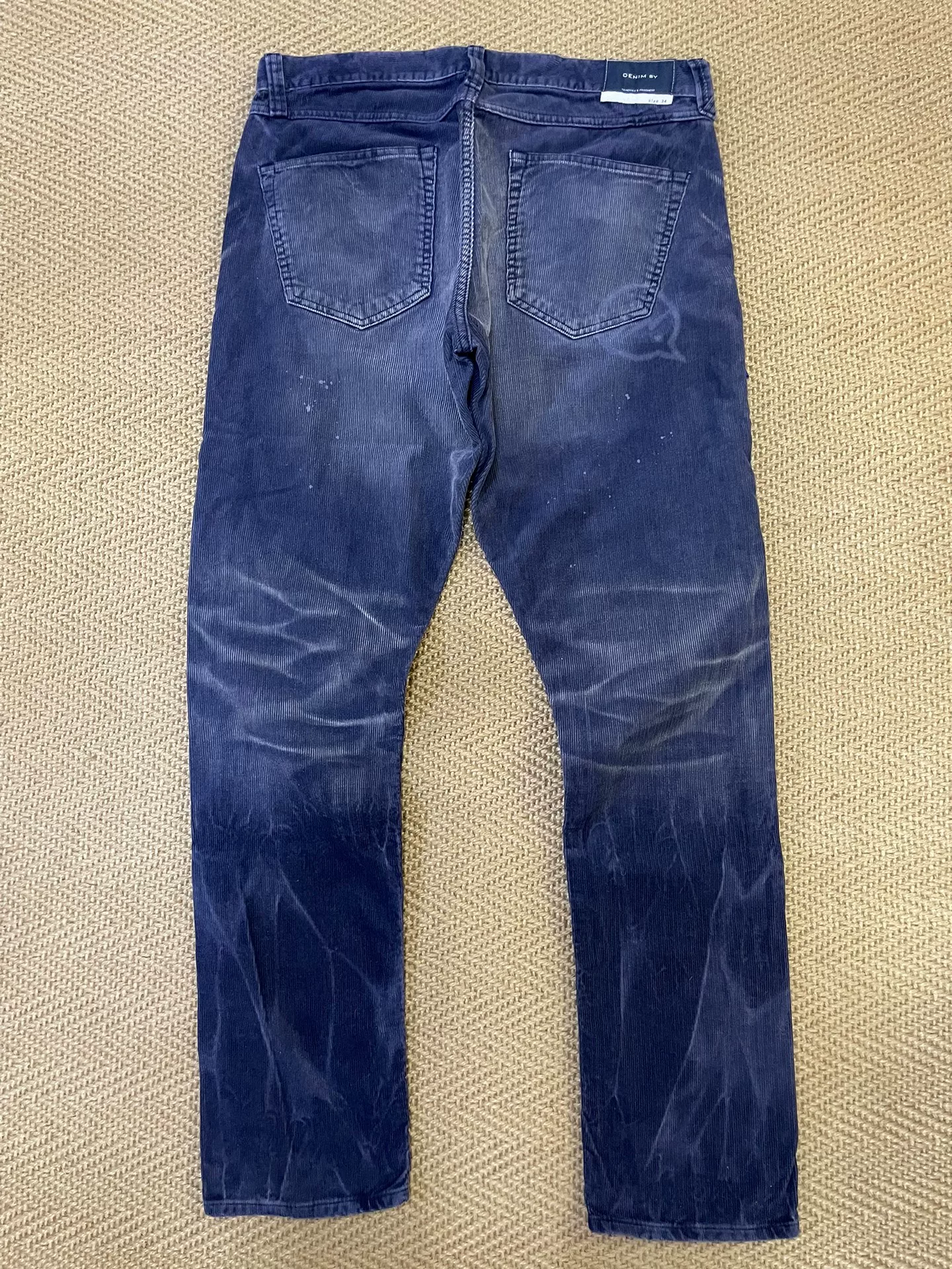 Vanquish & Fragment Washed Corduroy Pants — front