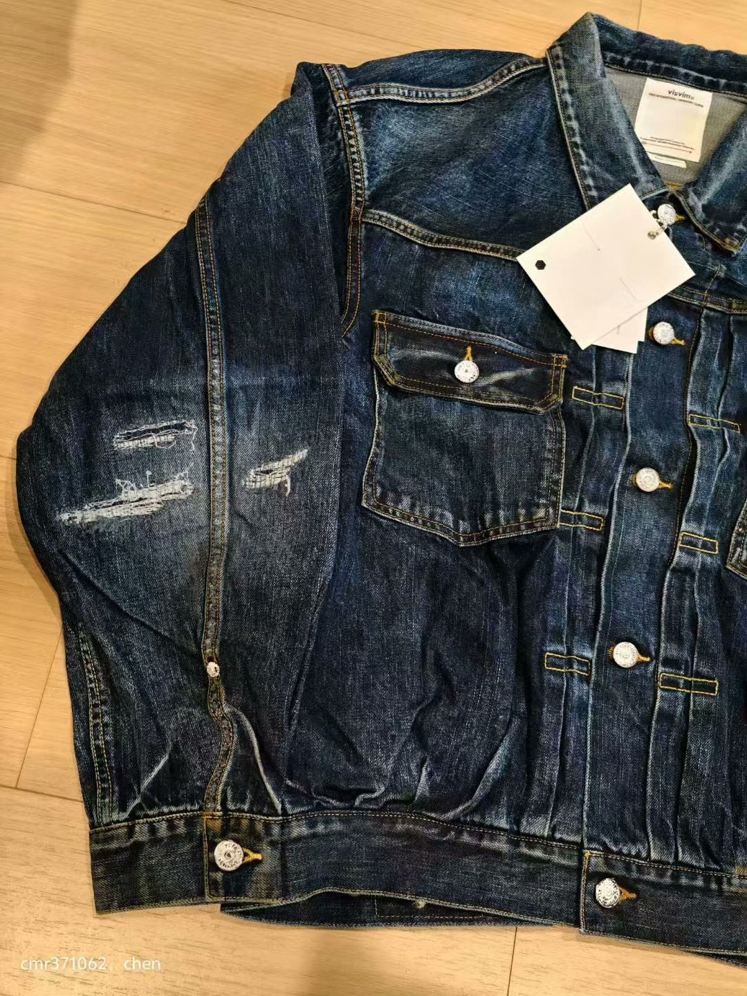 VISVIM 21SS 101XX JKT Dry Damaged — front