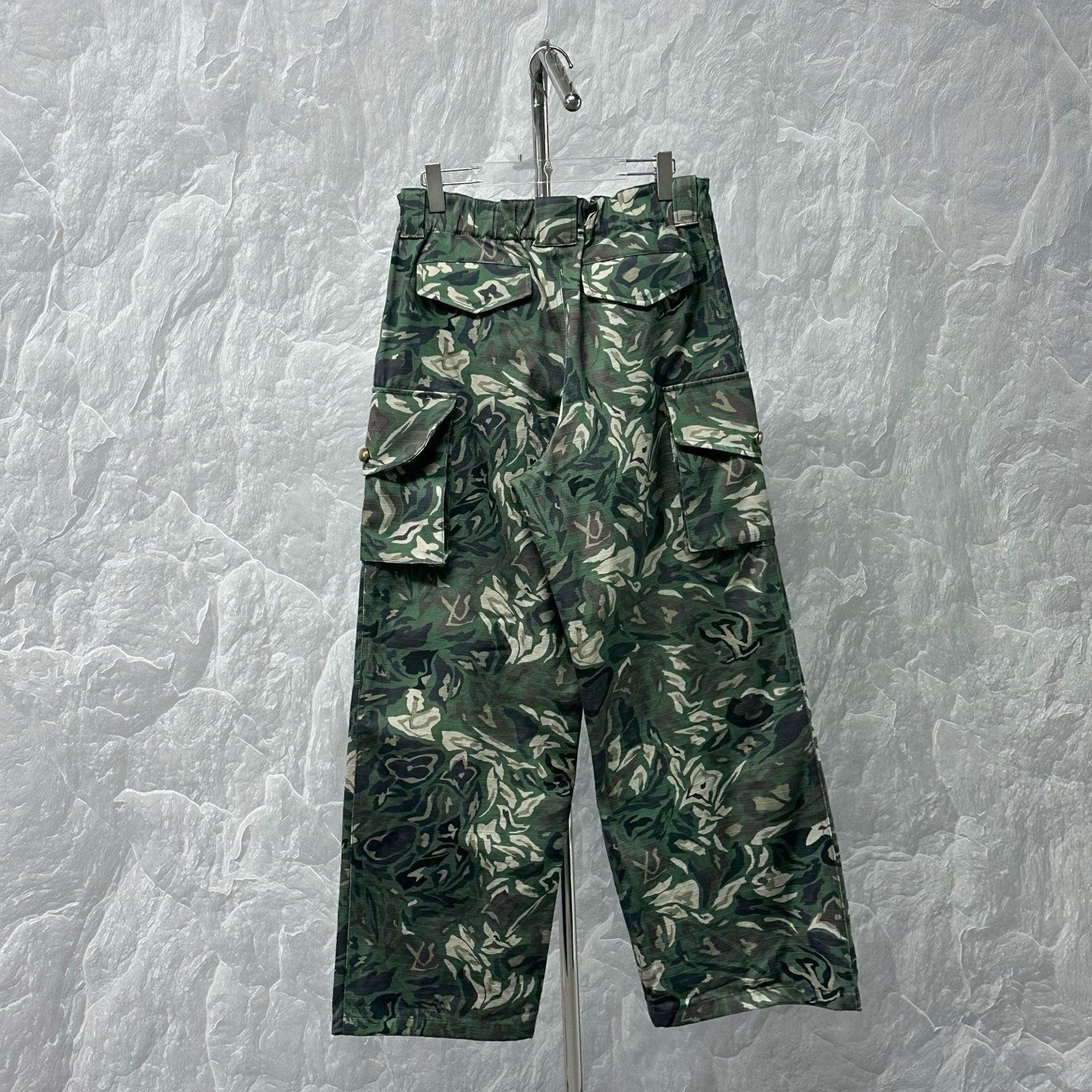 Louis Vuitton Nigo FW25 Camo Denim Pants — back