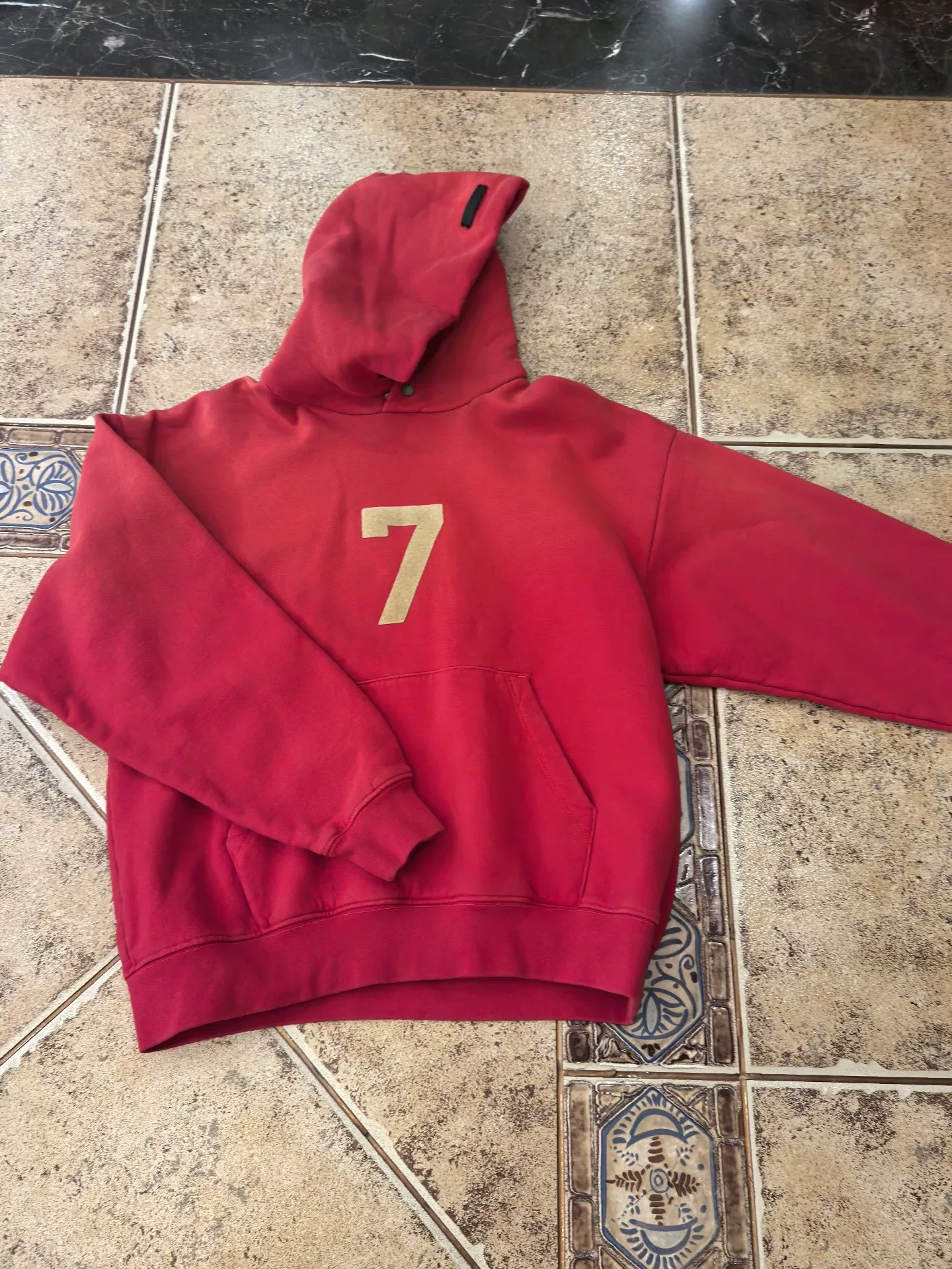 FOG Fear of God Season 7 Red Hoodie