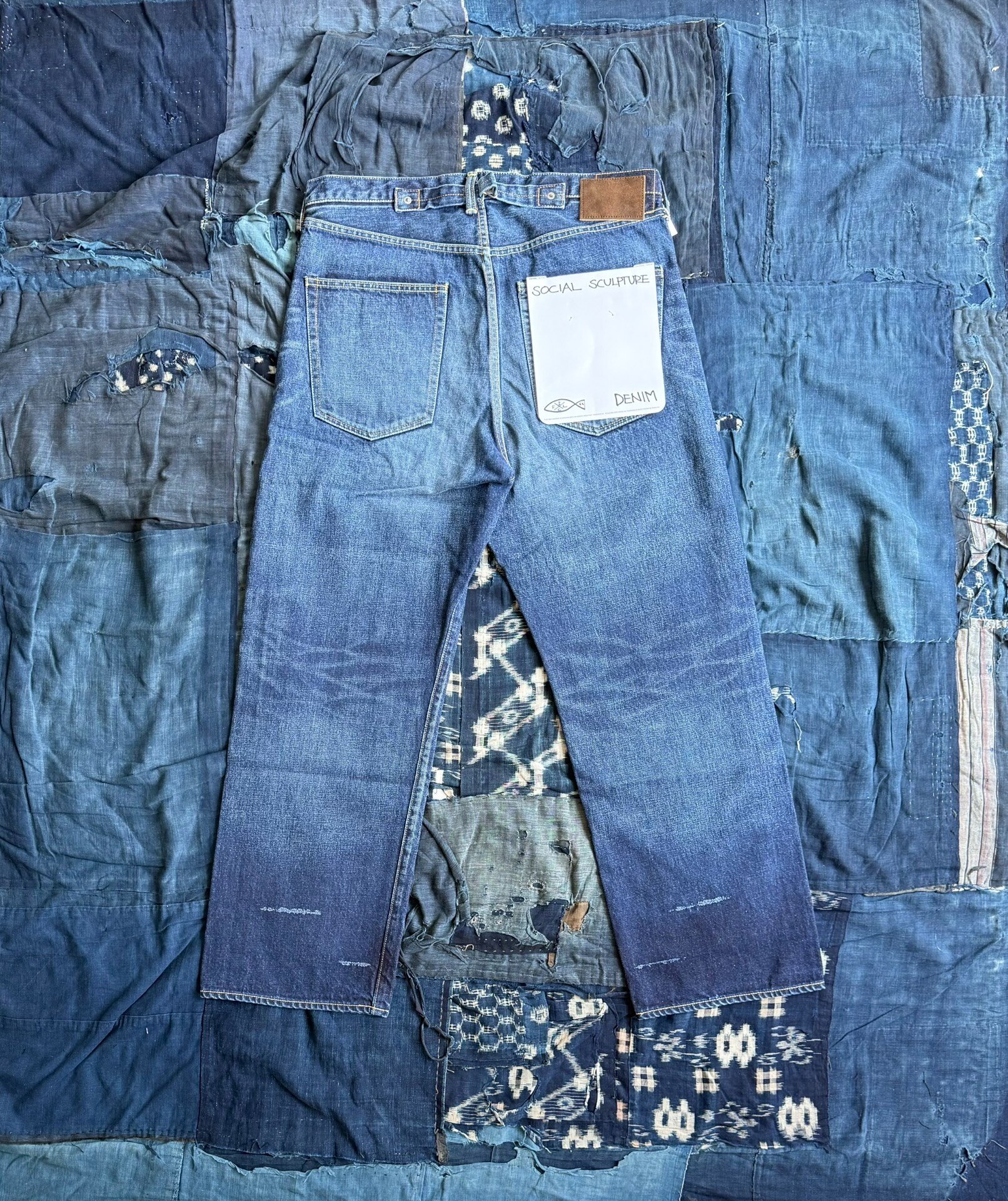 Visvim Social Sculpture 01 Wide Jeans — front