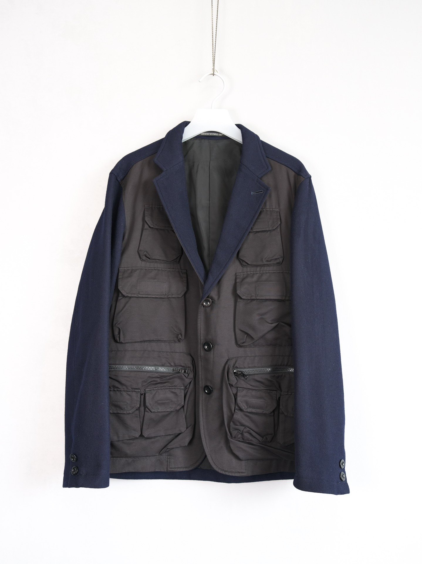 Yohji Yamamoto 12AW Multi-Pocket Jacket — front