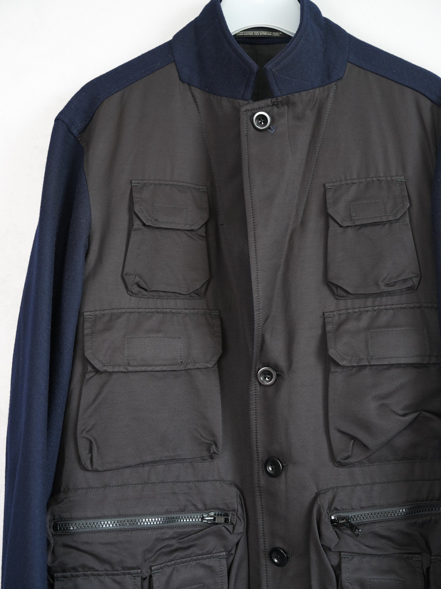 Yohji Yamamoto 12AW Multi-Pocket Jacket — label