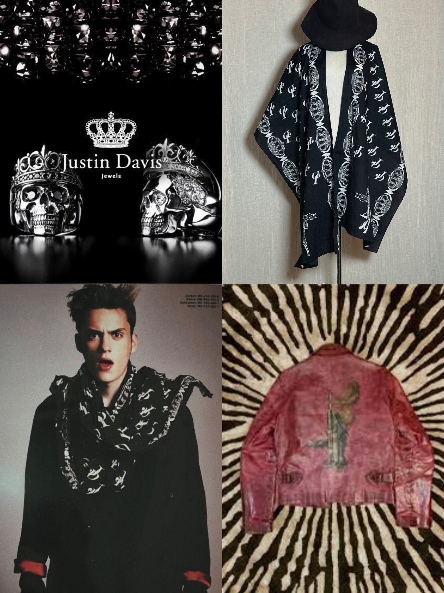 Yohji Yamamoto x Justin Davis Scarf