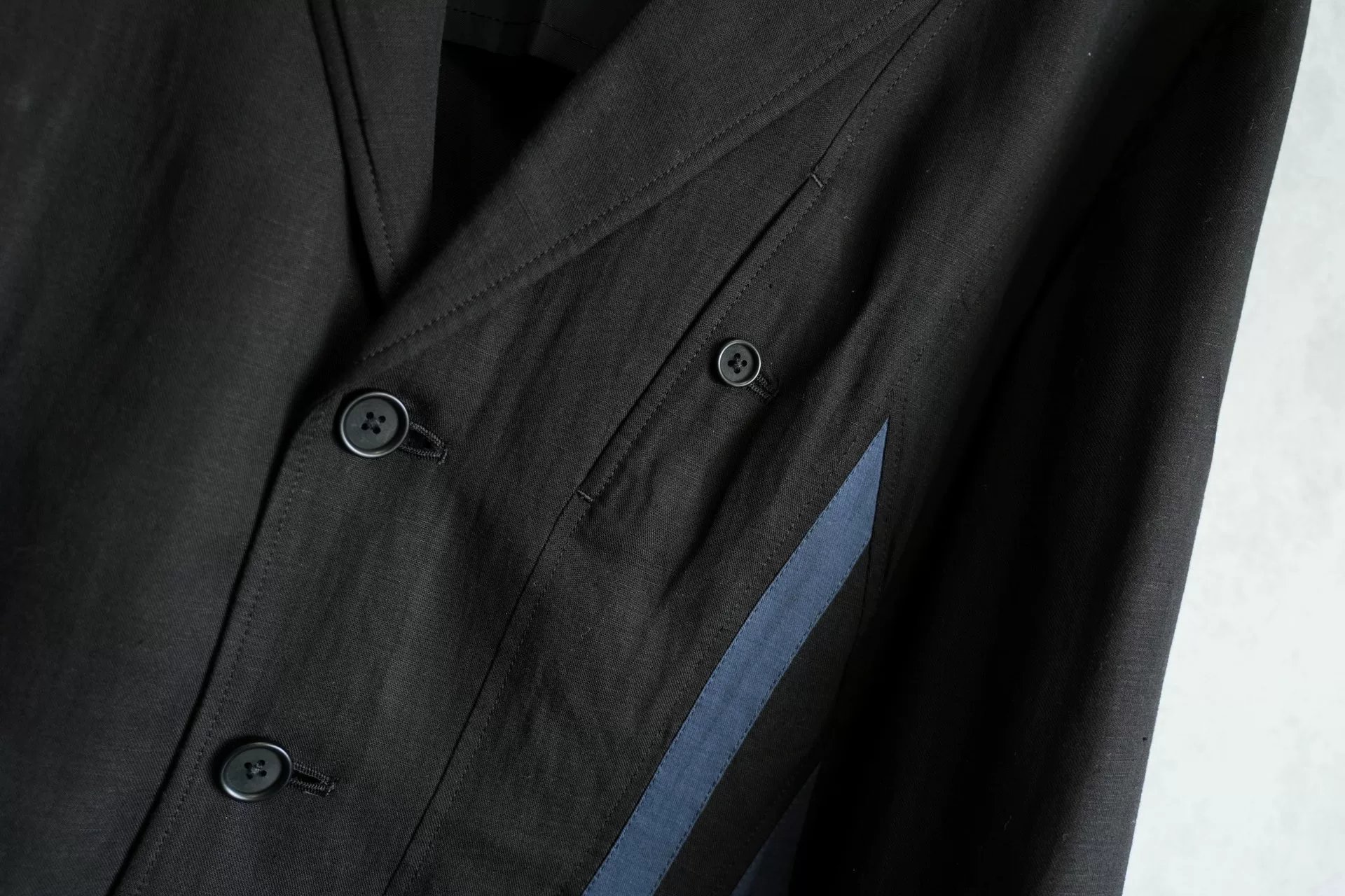 Yohji Yamamoto 16SS Runway Jacket J68 — detail