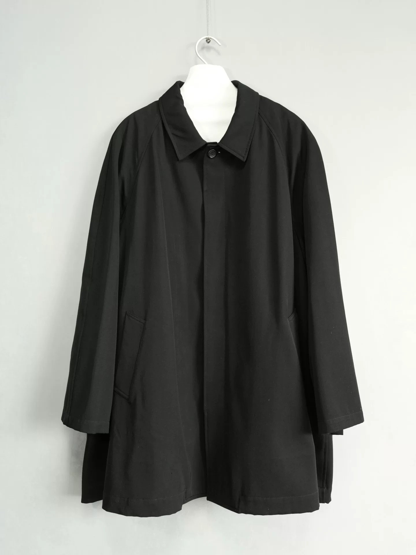 Yohji Yamamoto 90AW Detachable Drop Shoulder Coat