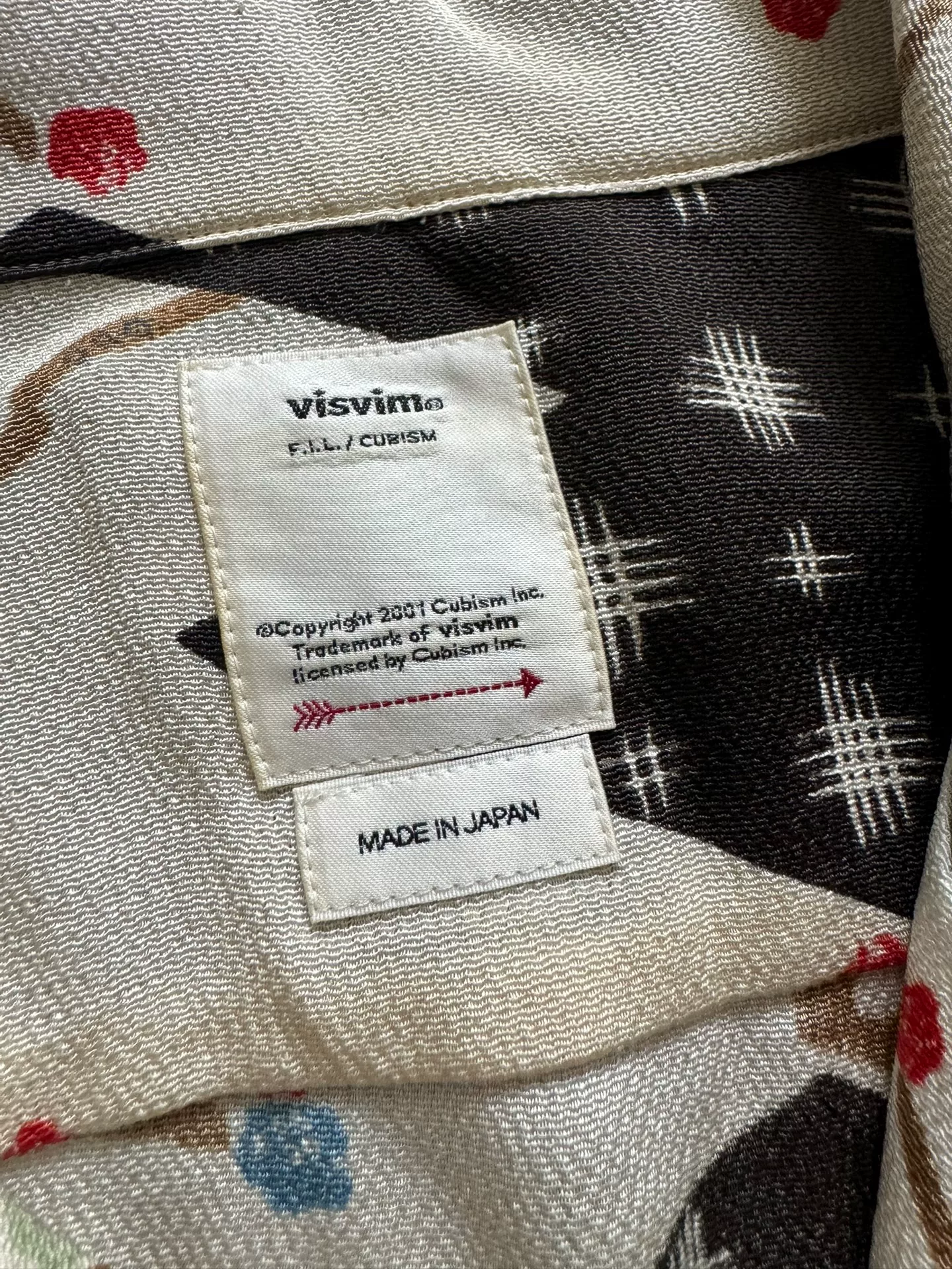 VISVIM CROSBY SHIRT S/S SILK — front