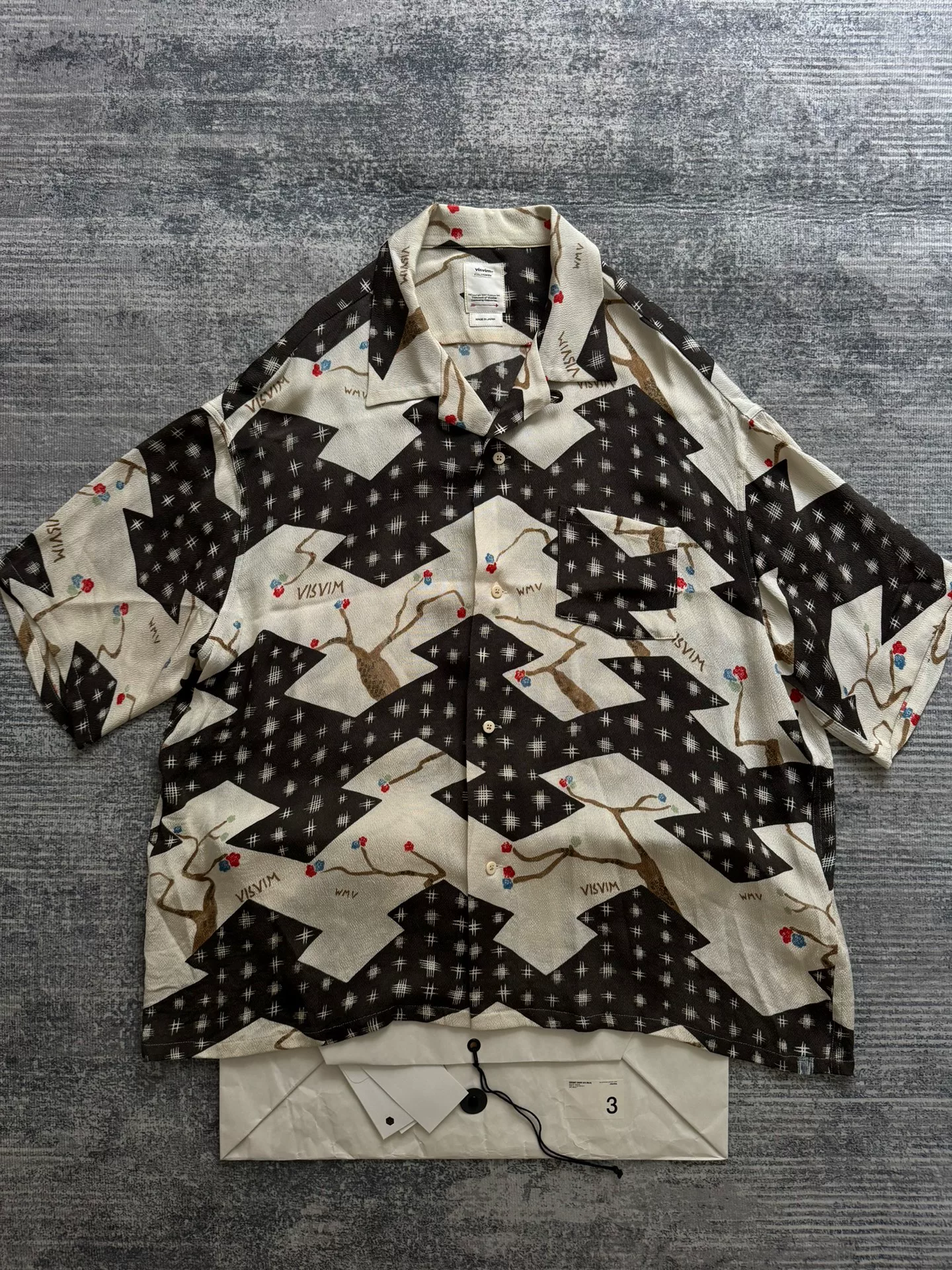 VISVIM CROSBY SHIRT S/S SILK