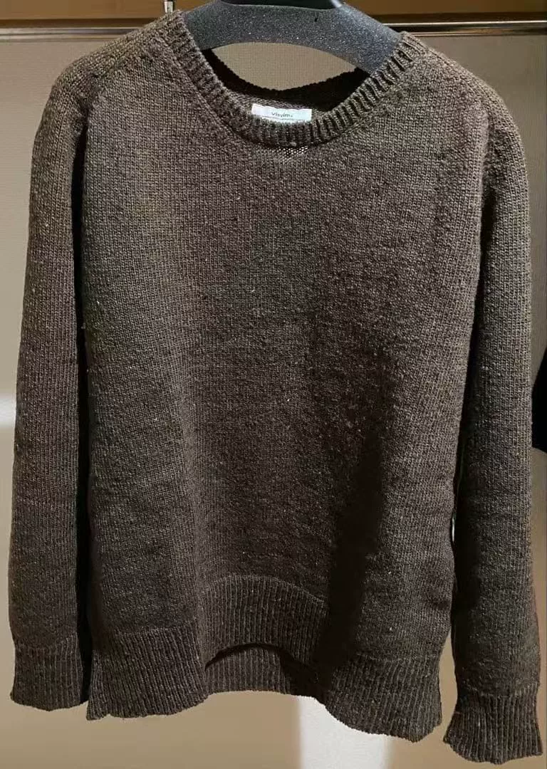 VISVIM 17AW College Knit Mud