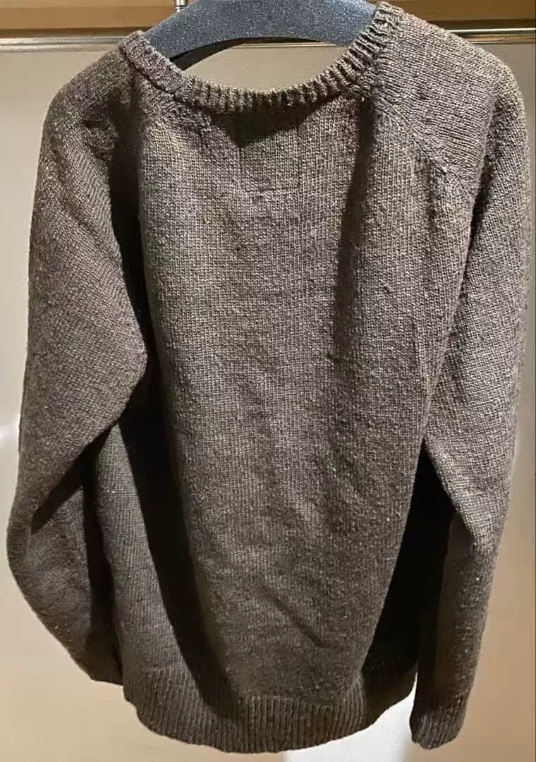 VISVIM 17AW College Knit Mud — front
