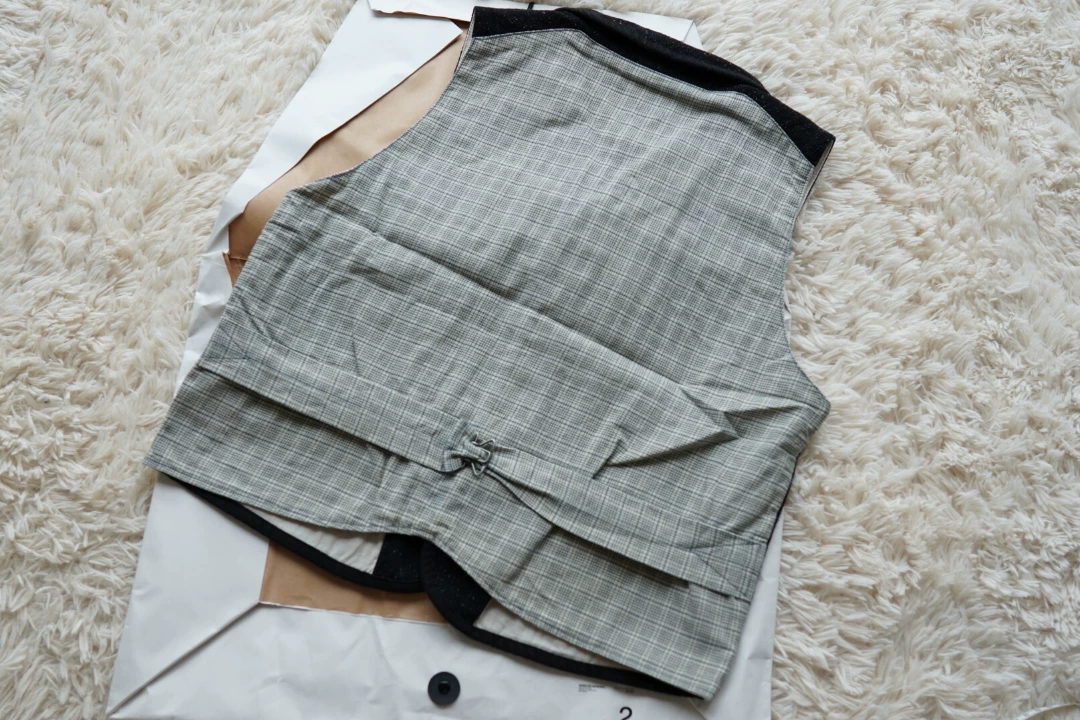 visvim Granger Snowflake Wool Vest — back