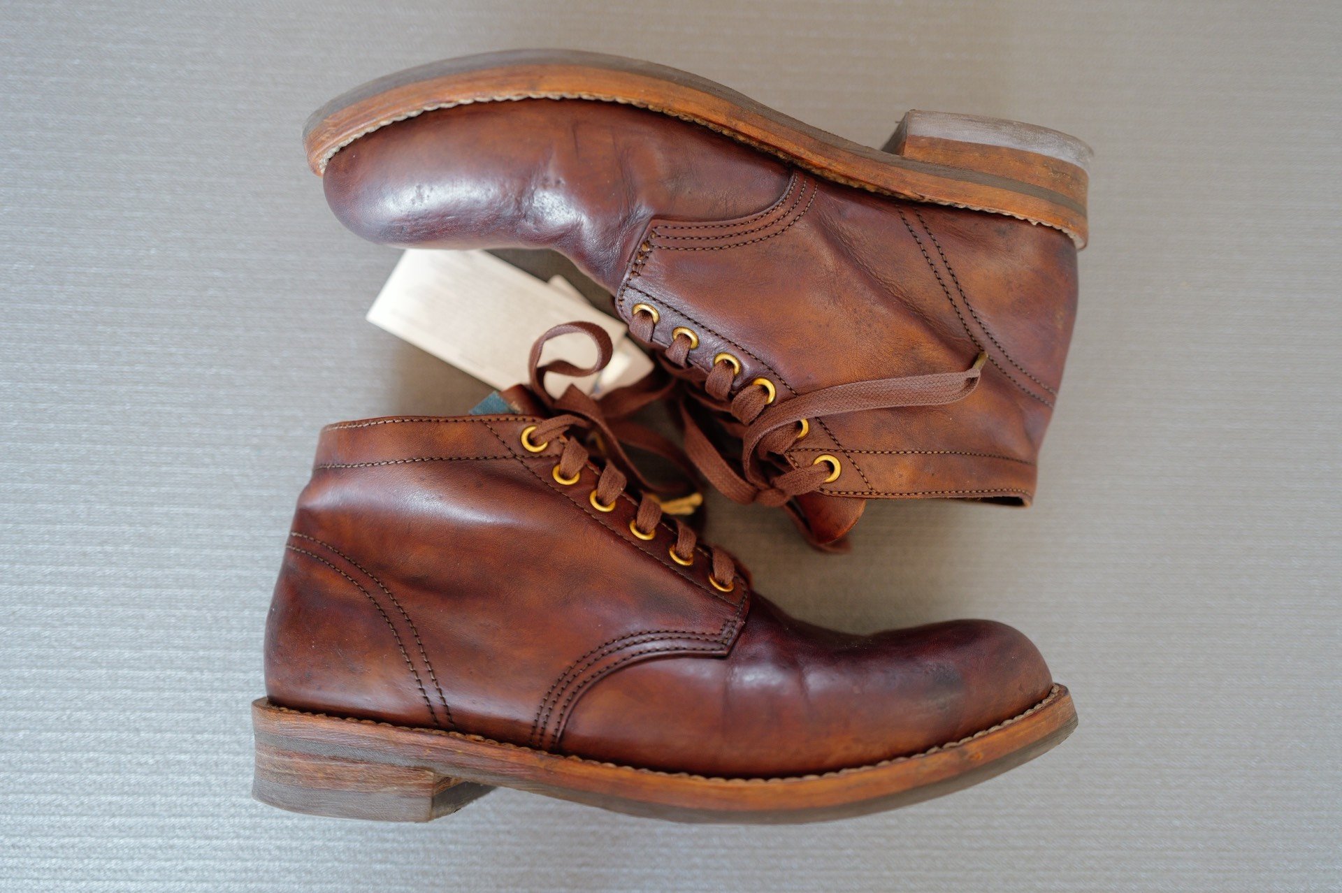 Visvim 17AW Brigadier 6-Eyelet Boots — front