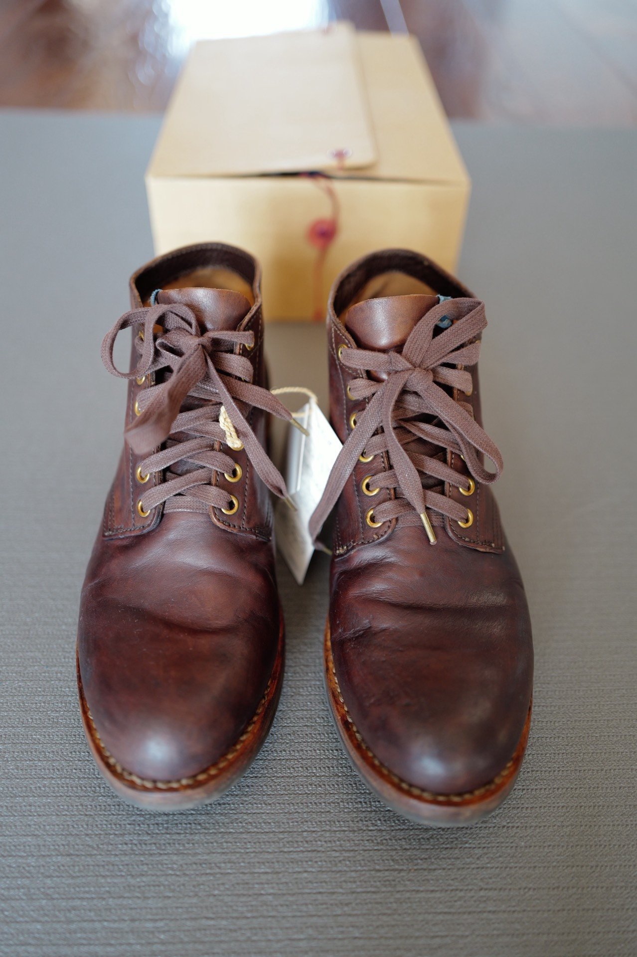 Visvim 17AW Brigadier 6-Eyelet Boots — detail