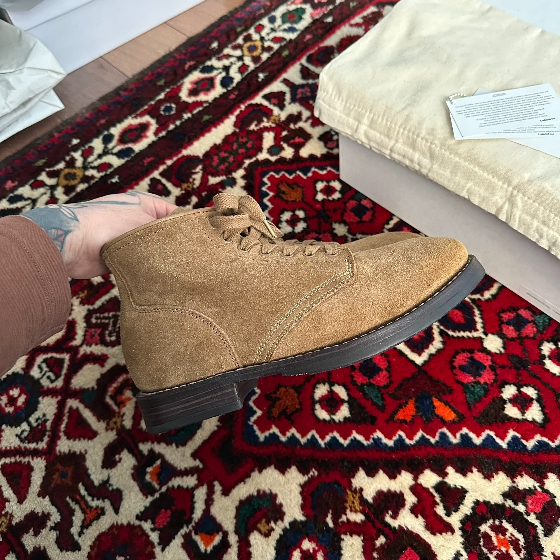 visvim 25SS Brigadier Boots — detail