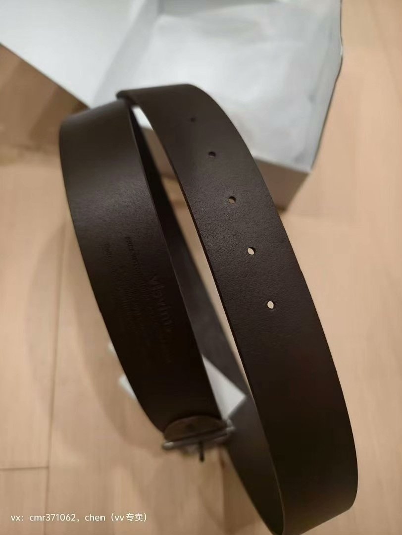 VISVIM 23AW PLAIN BELT 40MM — label