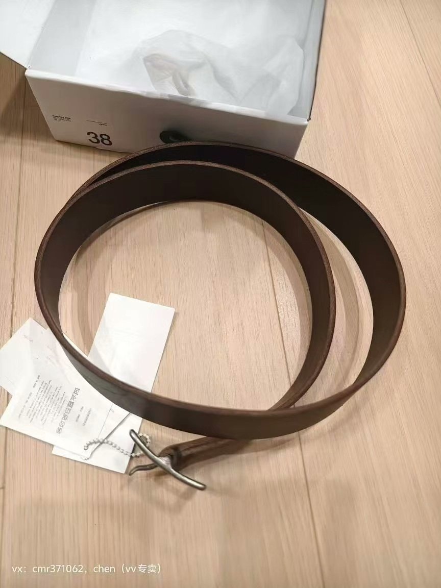 VISVIM 23AW PLAIN BELT 40MM — detail