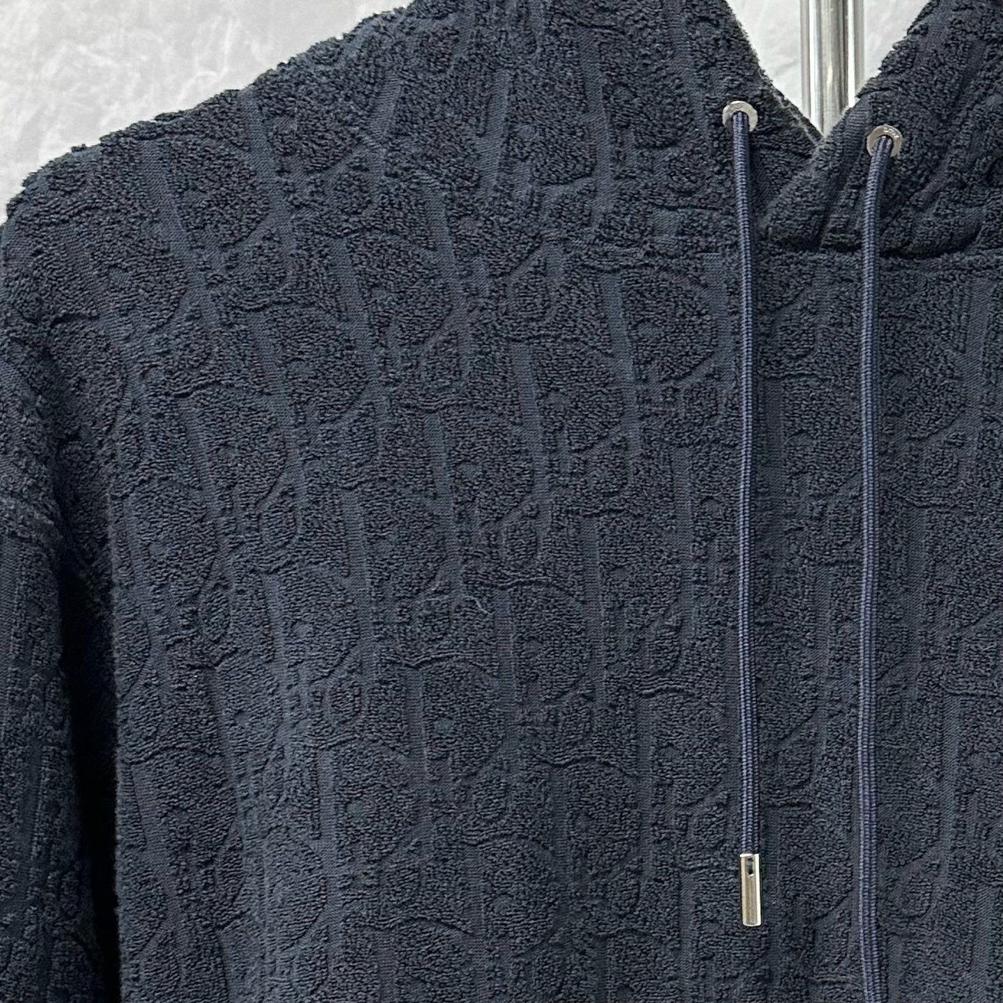 Dior All-Over Print Towel Hoodie — detail