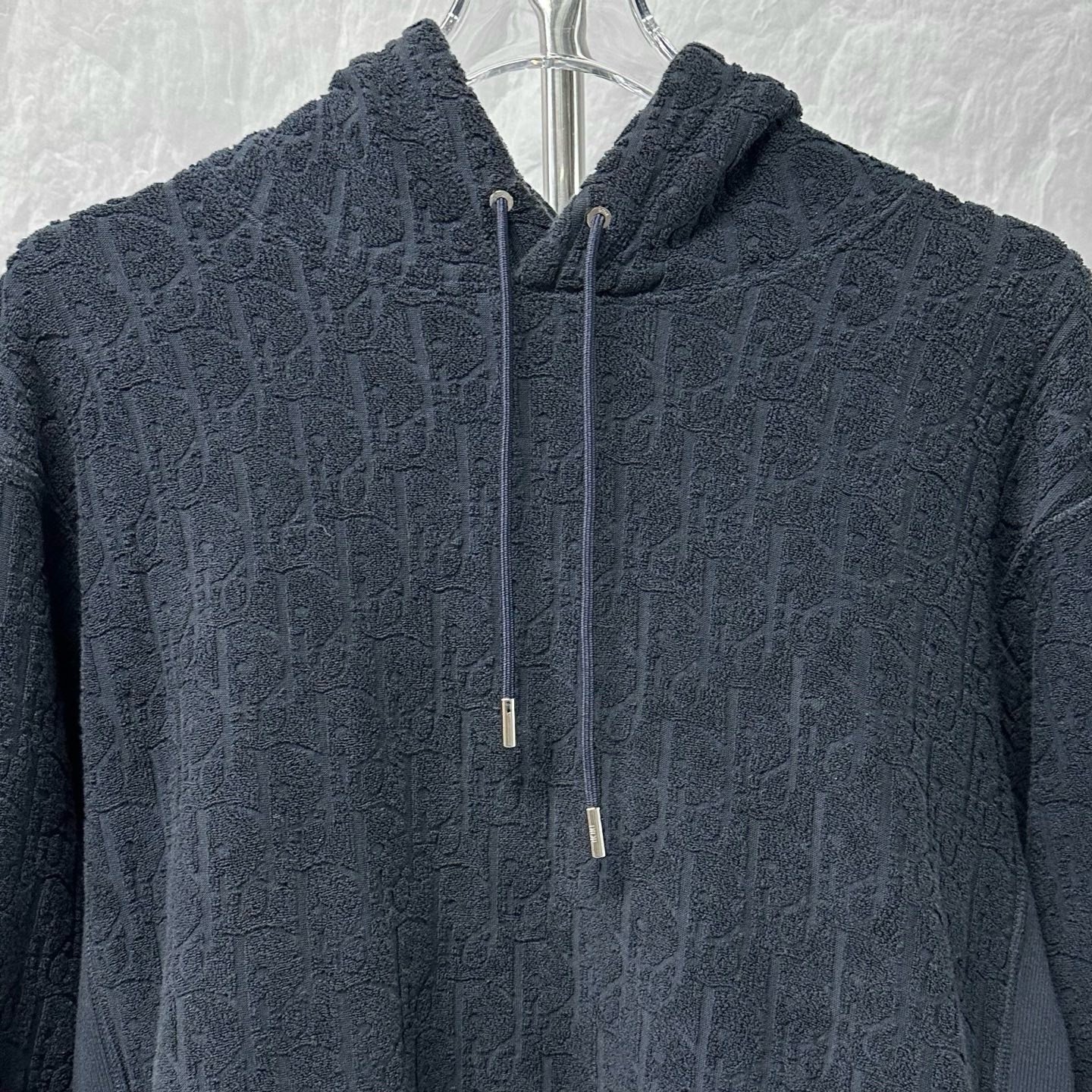 Dior All-Over Print Towel Hoodie — front