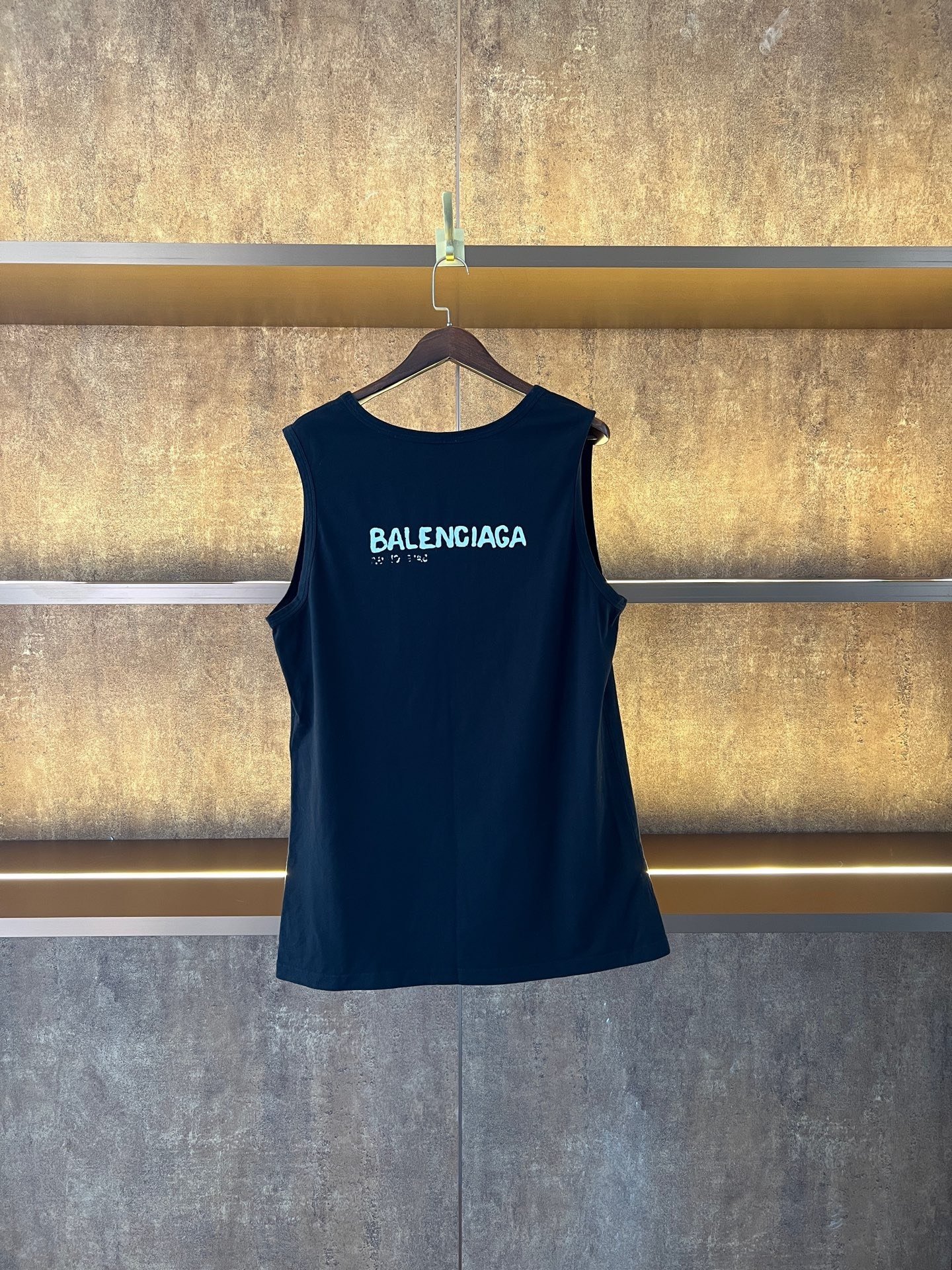 Balenciaga Graffiti Sleeveless Vest — front