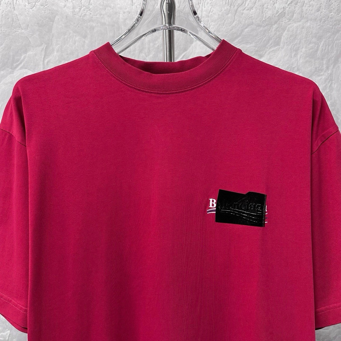Balenciaga Coke Embroidery Tape Short Sleeve Tee — front