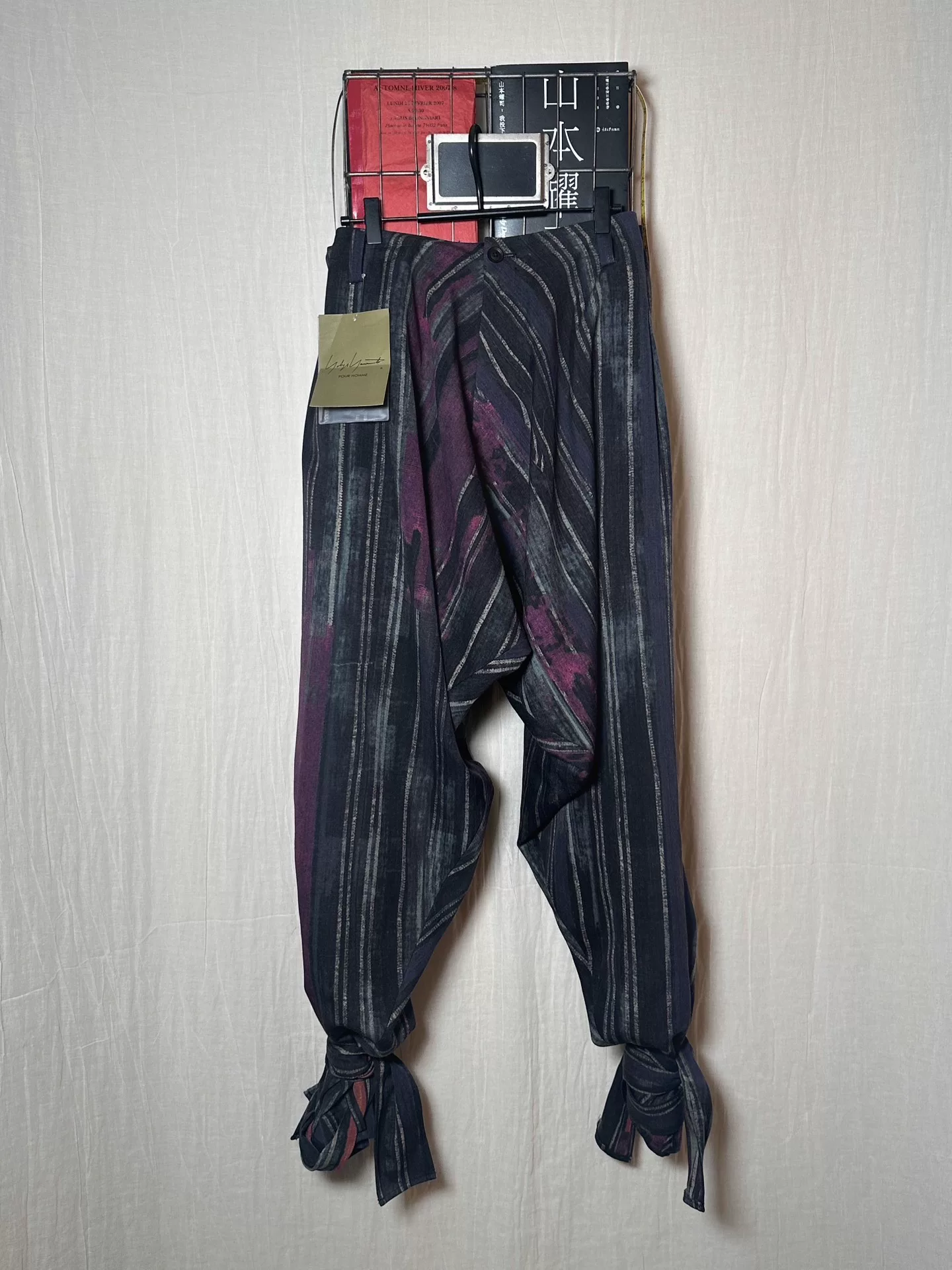 Yohji Yamamoto 23AW Tie-Up Pants — front