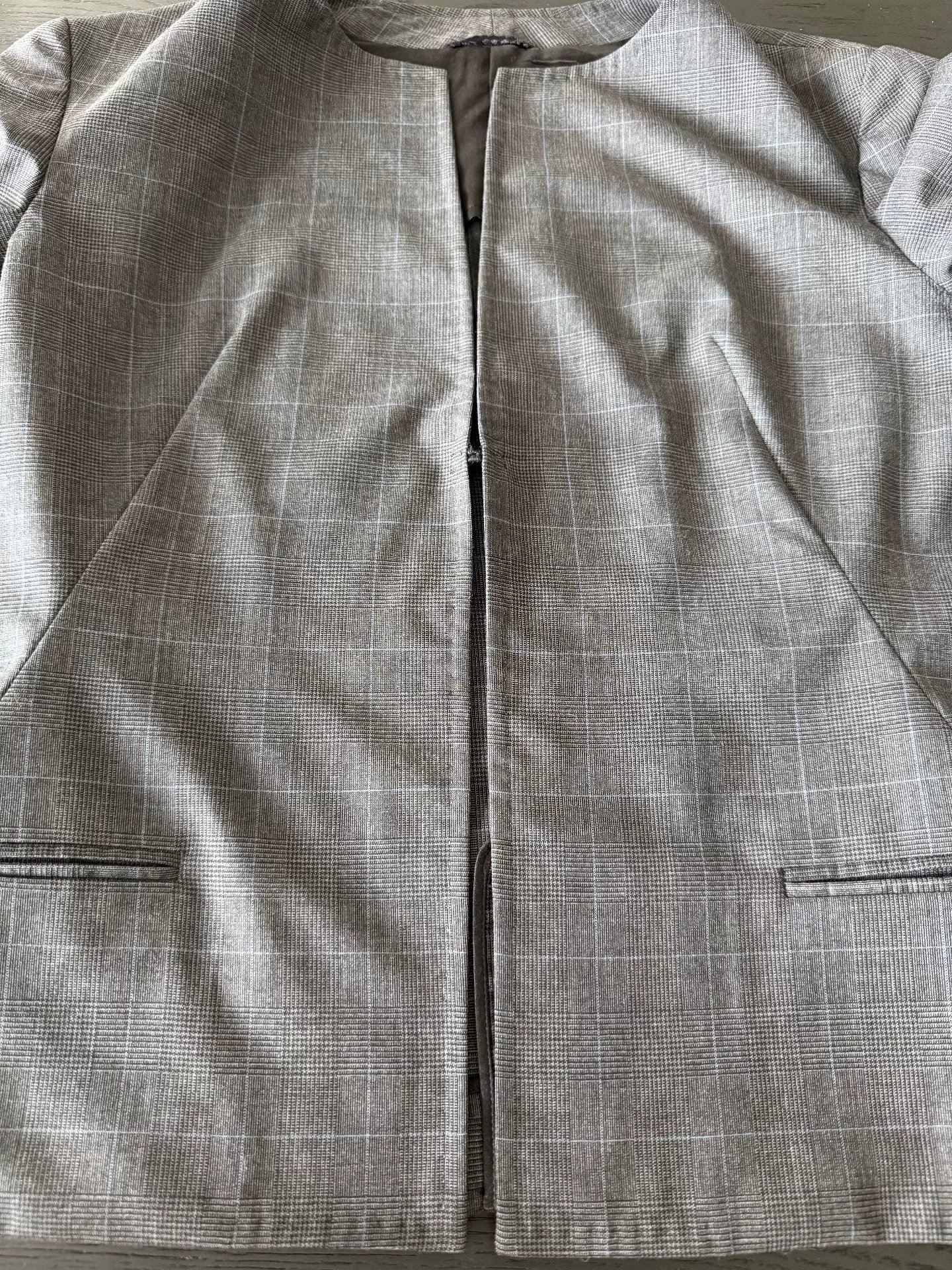 Yohji Yamamoto Y's 17AW Wool Plaid Suit — back