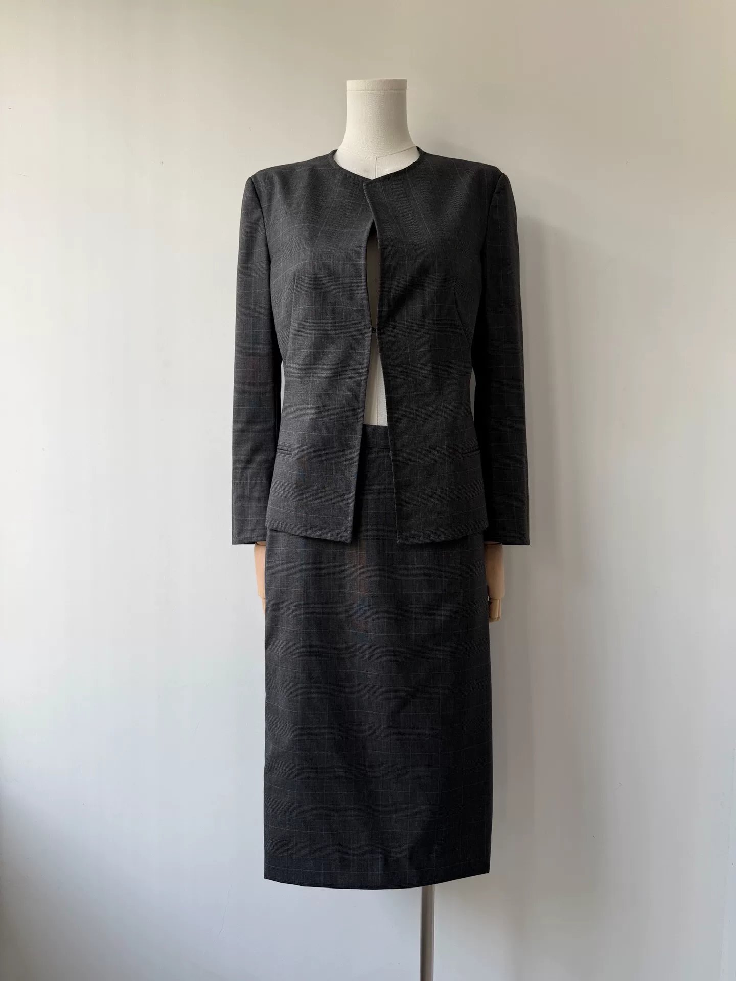 Yohji Yamamoto Y's 17AW Wool Plaid Suit