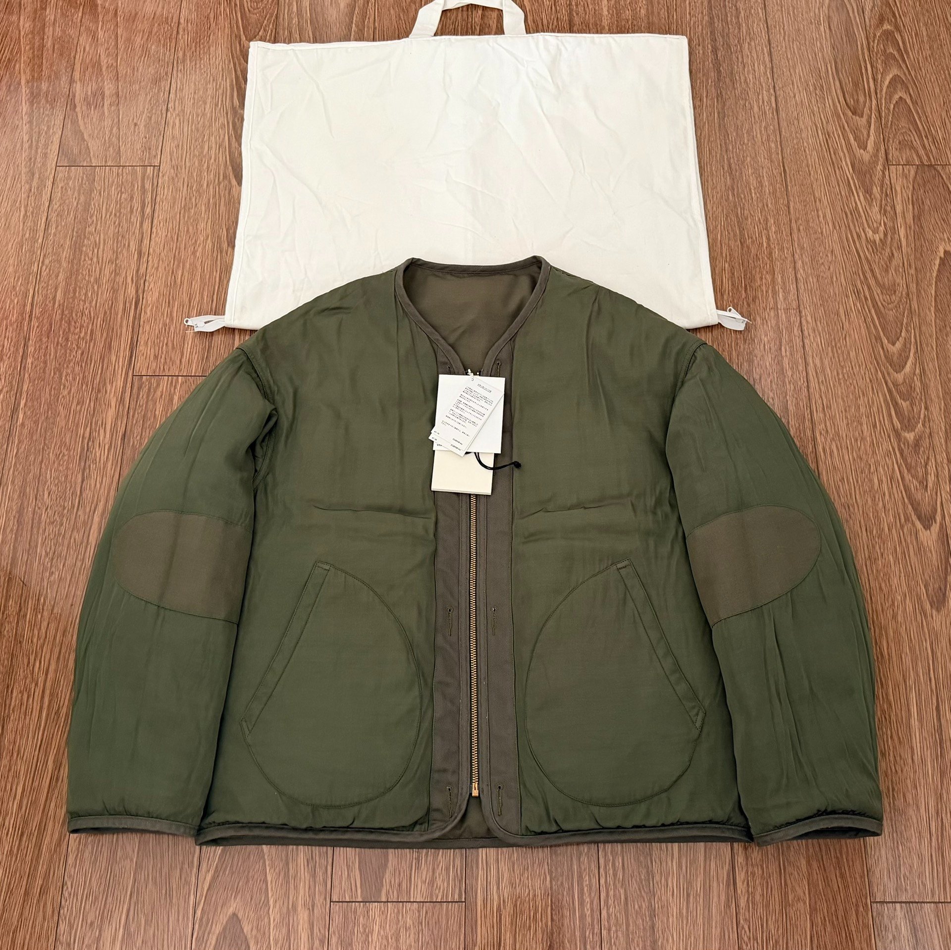 Visvim 25SS IRIS Reversible Down Jacket — detail