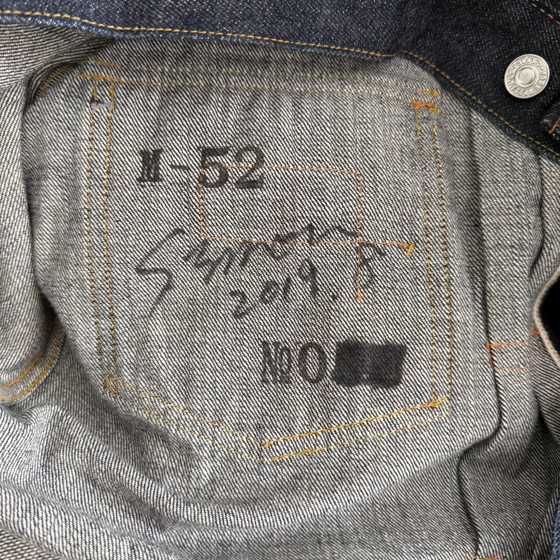 One Piece Of Rock S407xxx Denim Jacket — back