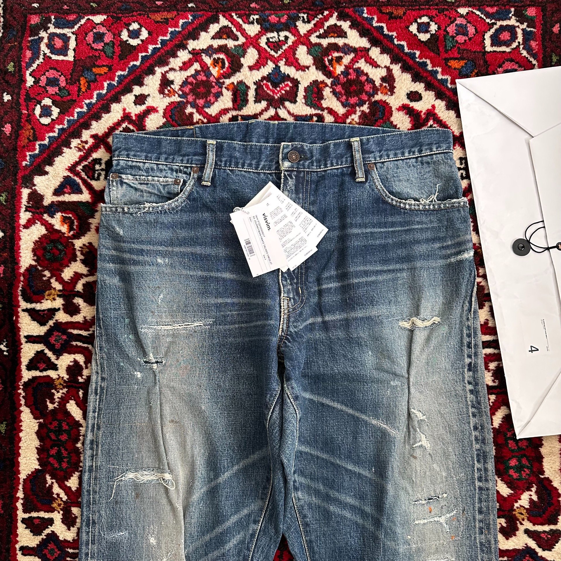 VISVIM 22ss JOURNEYMAN D27 Jeans 4 — detail