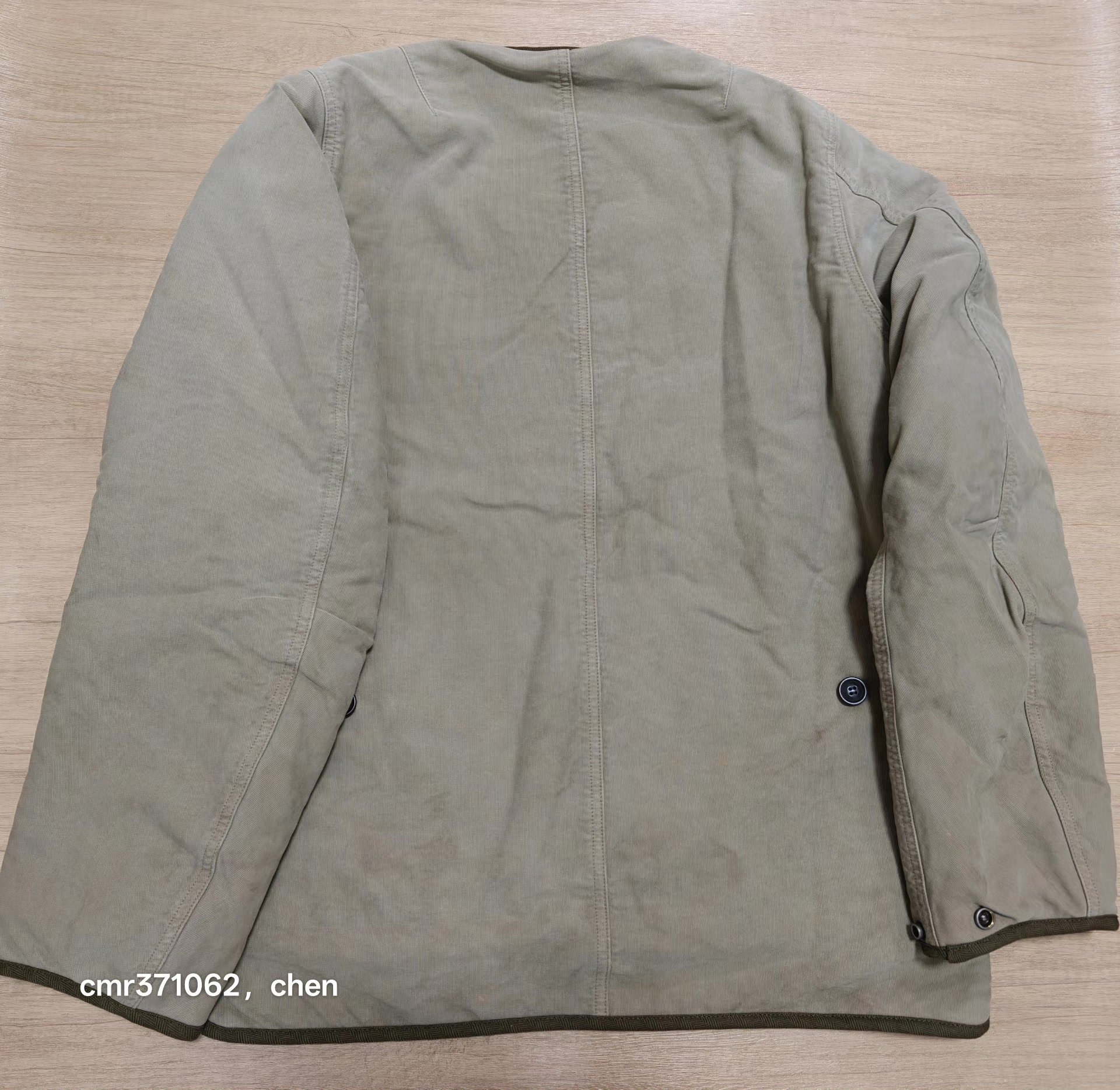 VISVIM 22AW Military Liner Jacket — back
