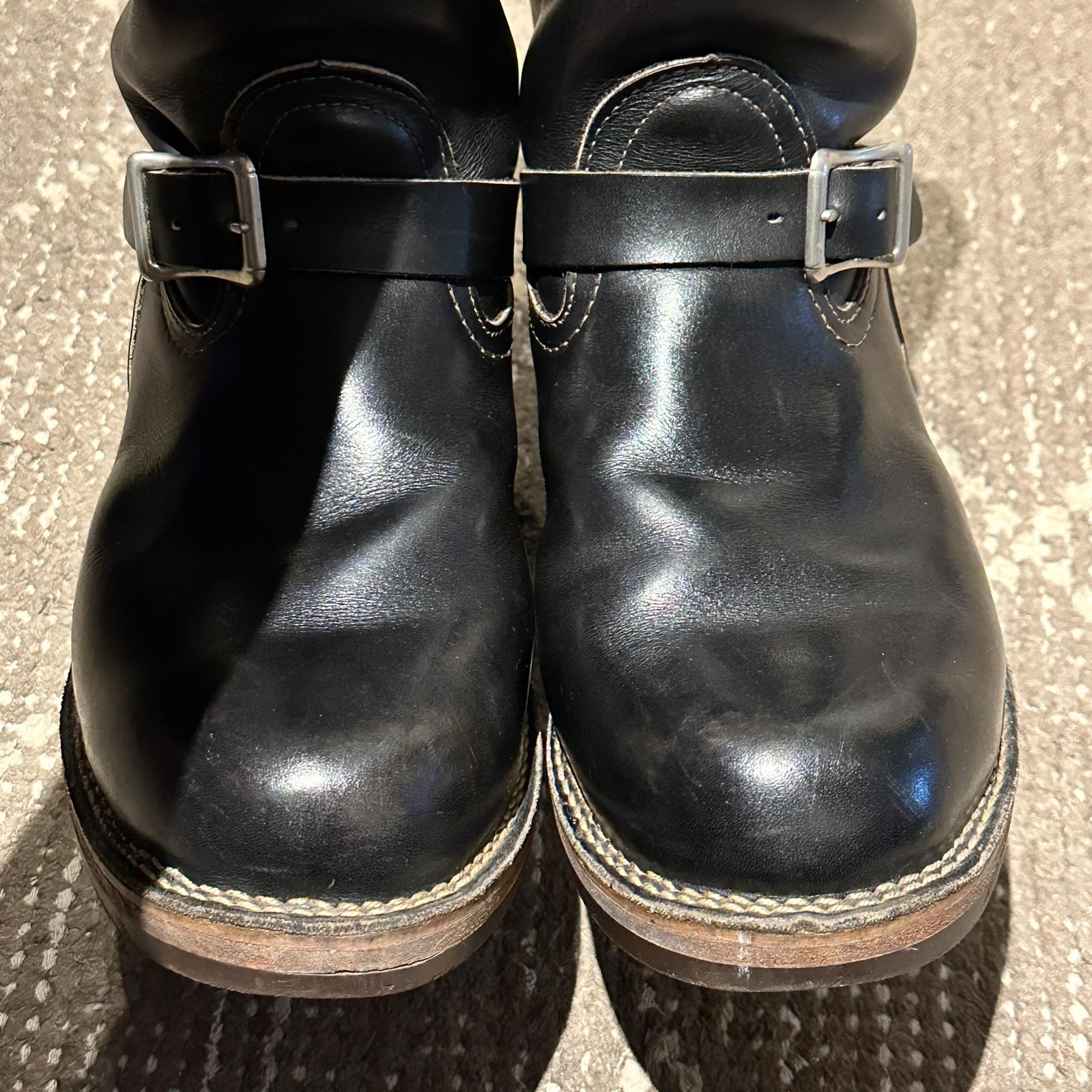 Wesco Boss 7.5EE Engineer Boots — label